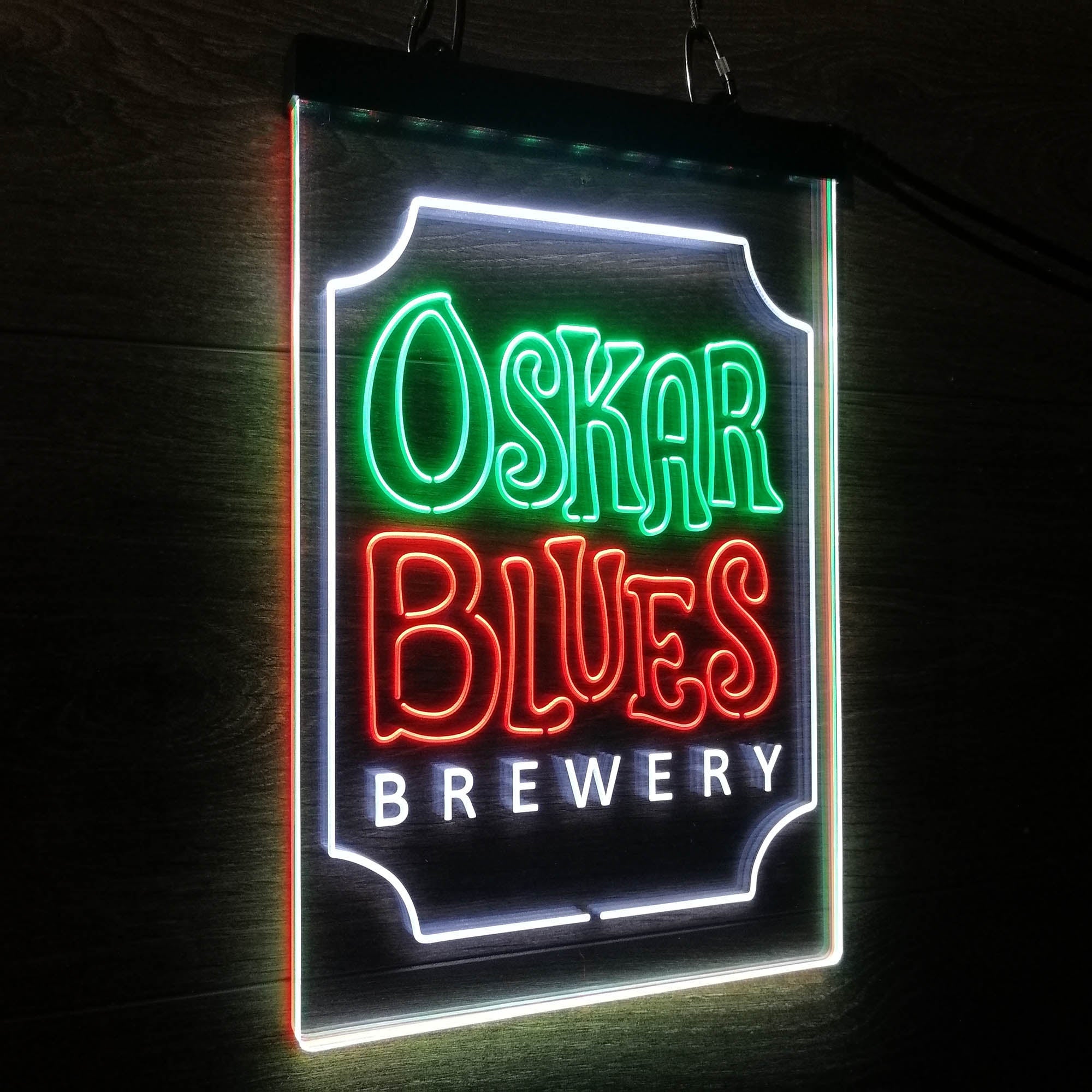 Oskar Blues Brewery Neon 3-Color LED Sign