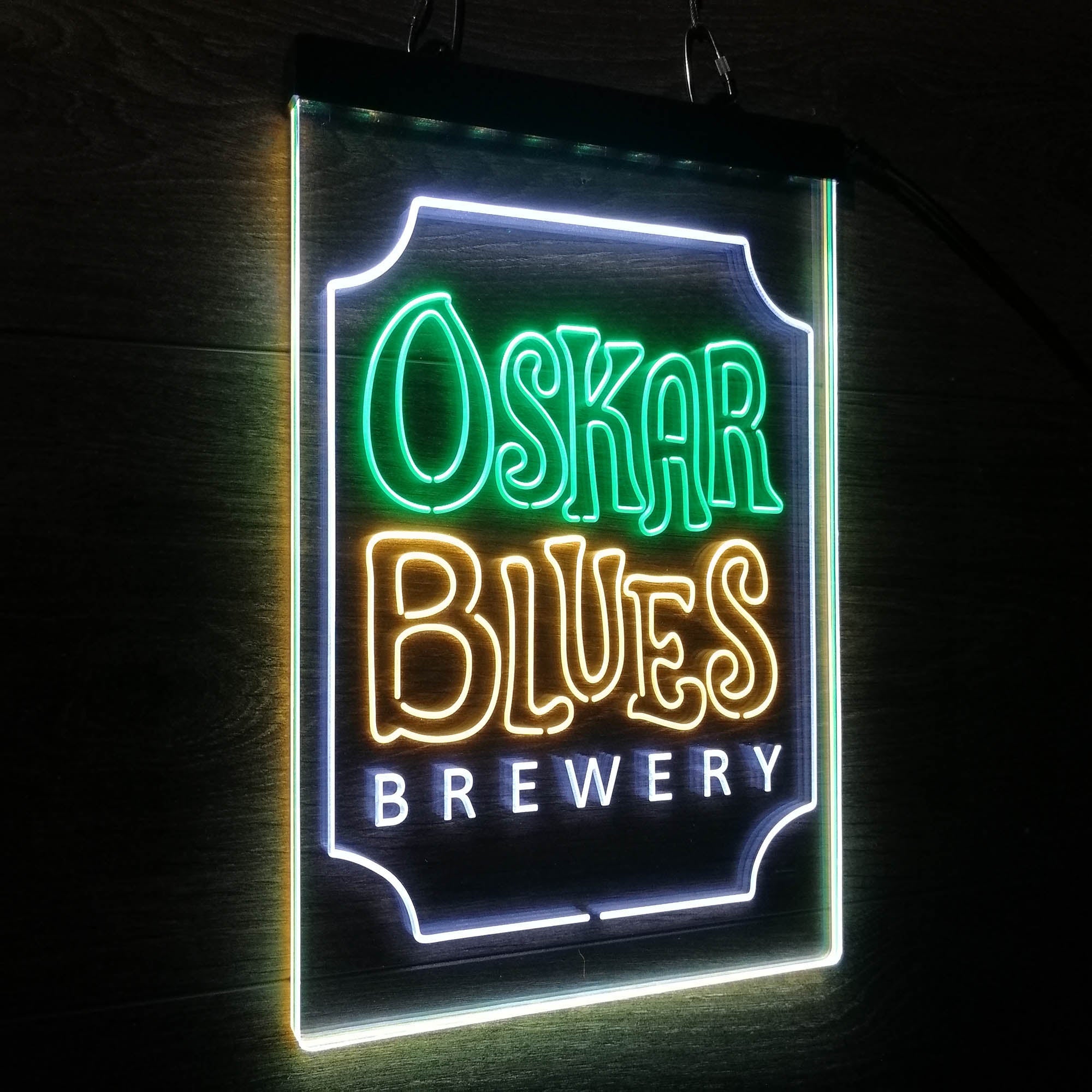 Oskar Blues Brewery Neon 3-Color LED Sign