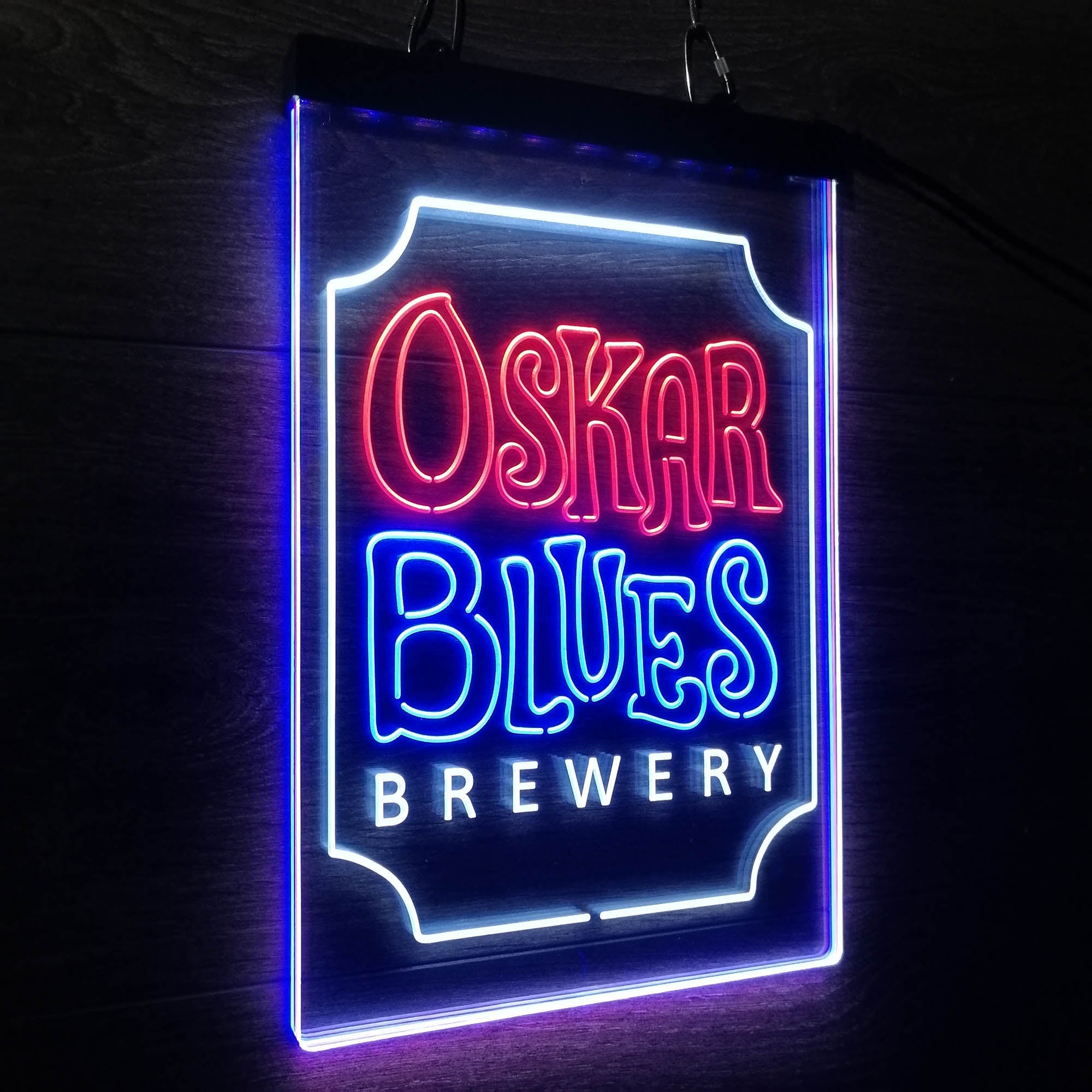 Oskar Blues Brewery Neon 3-Color LED Sign