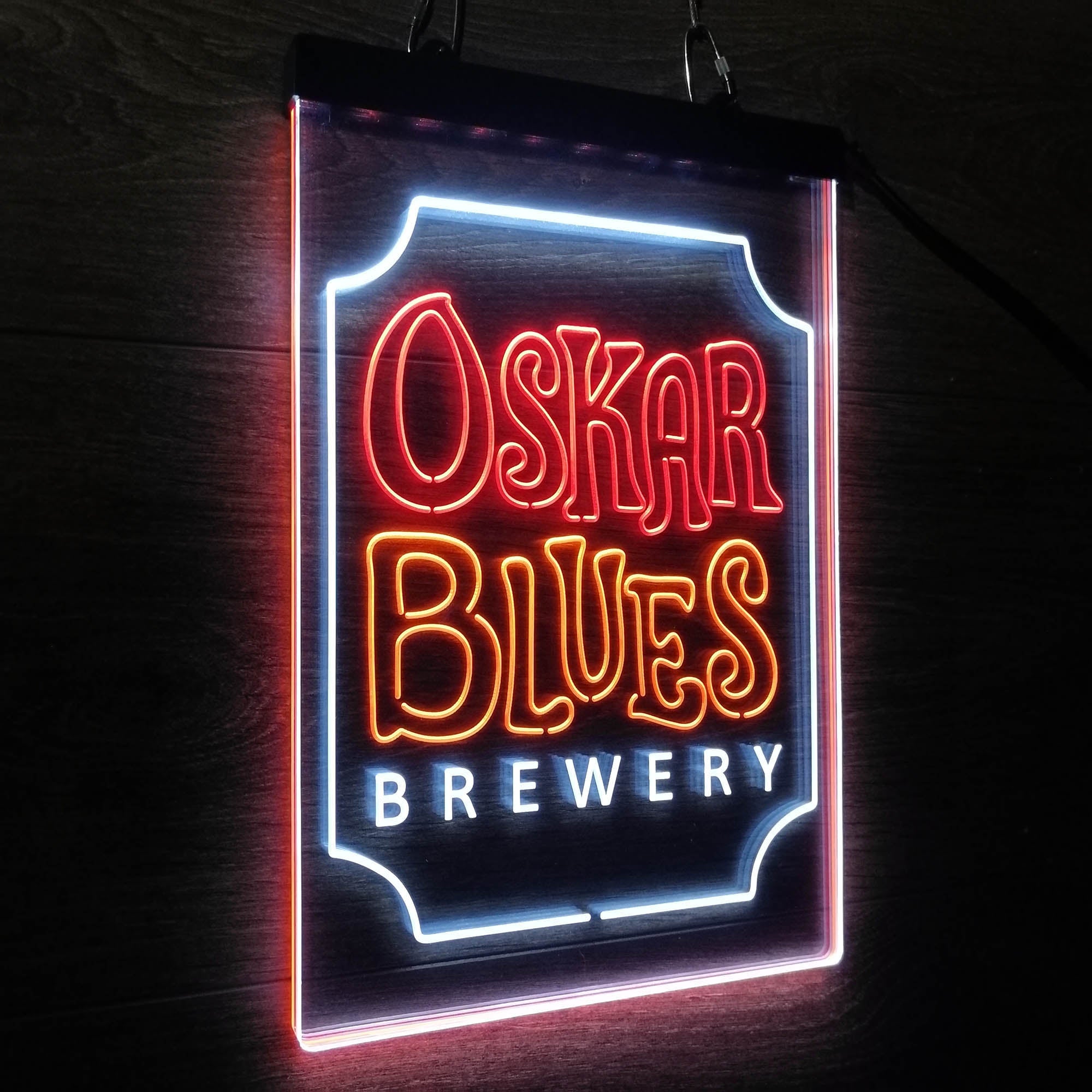 Oskar Blues Brewery Neon 3-Color LED Sign