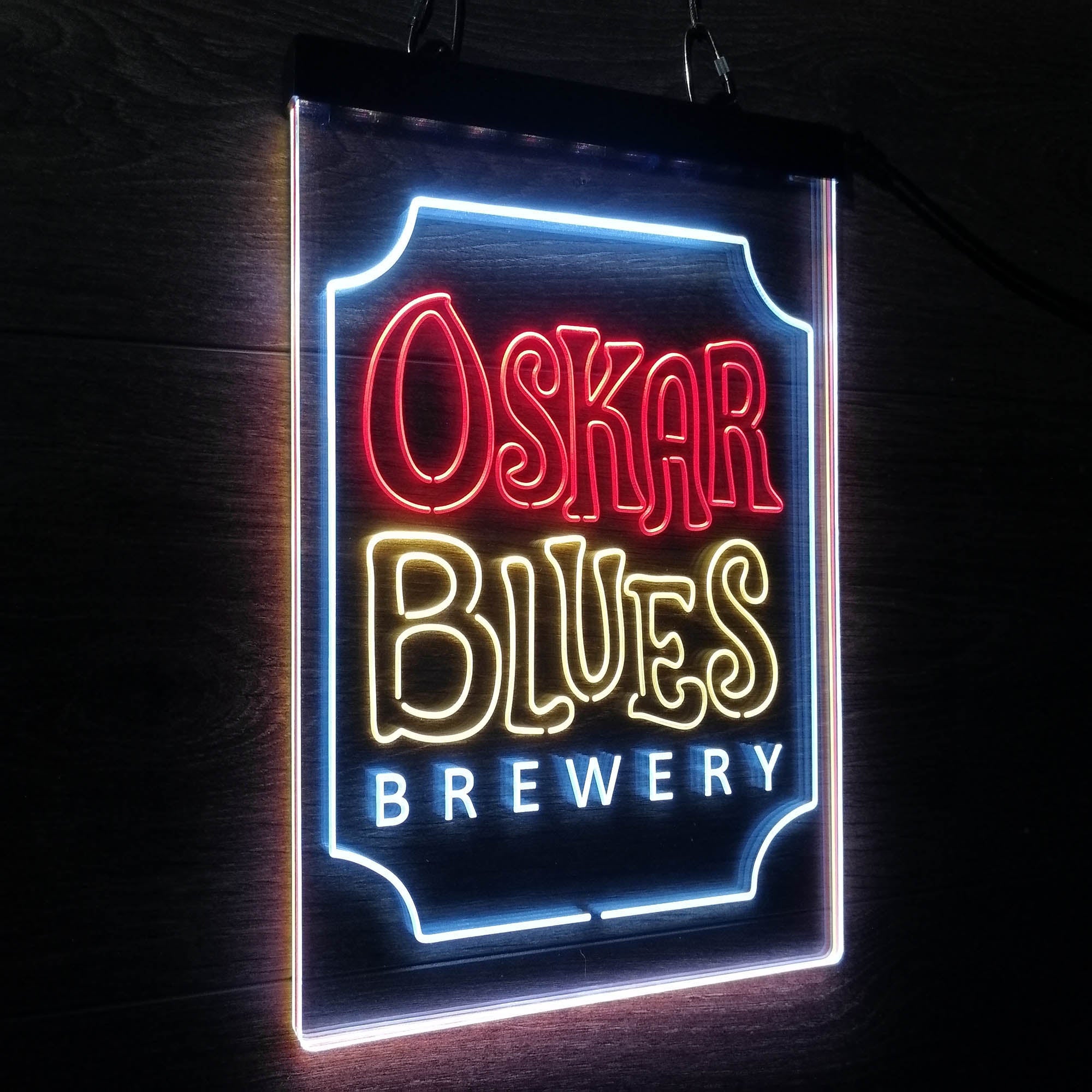 Oskar Blues Brewery Neon 3-Color LED Sign