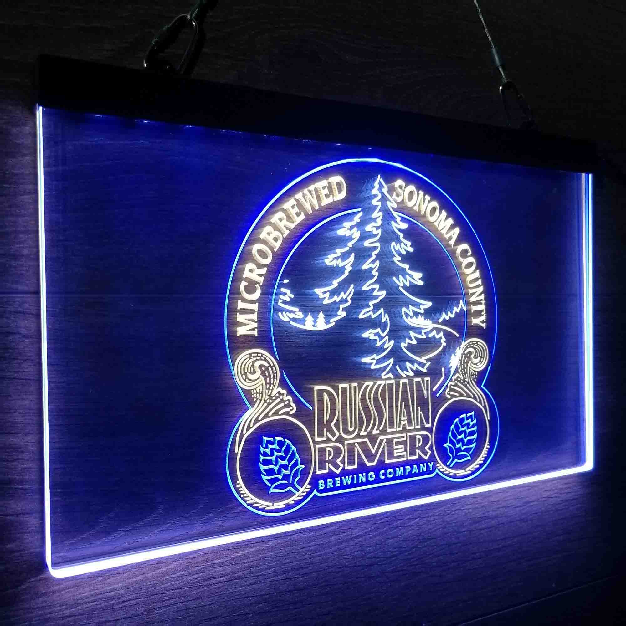 Led Rivers Signs Russian River Brewing Co. Led New Sign | LED LAB CAVE
