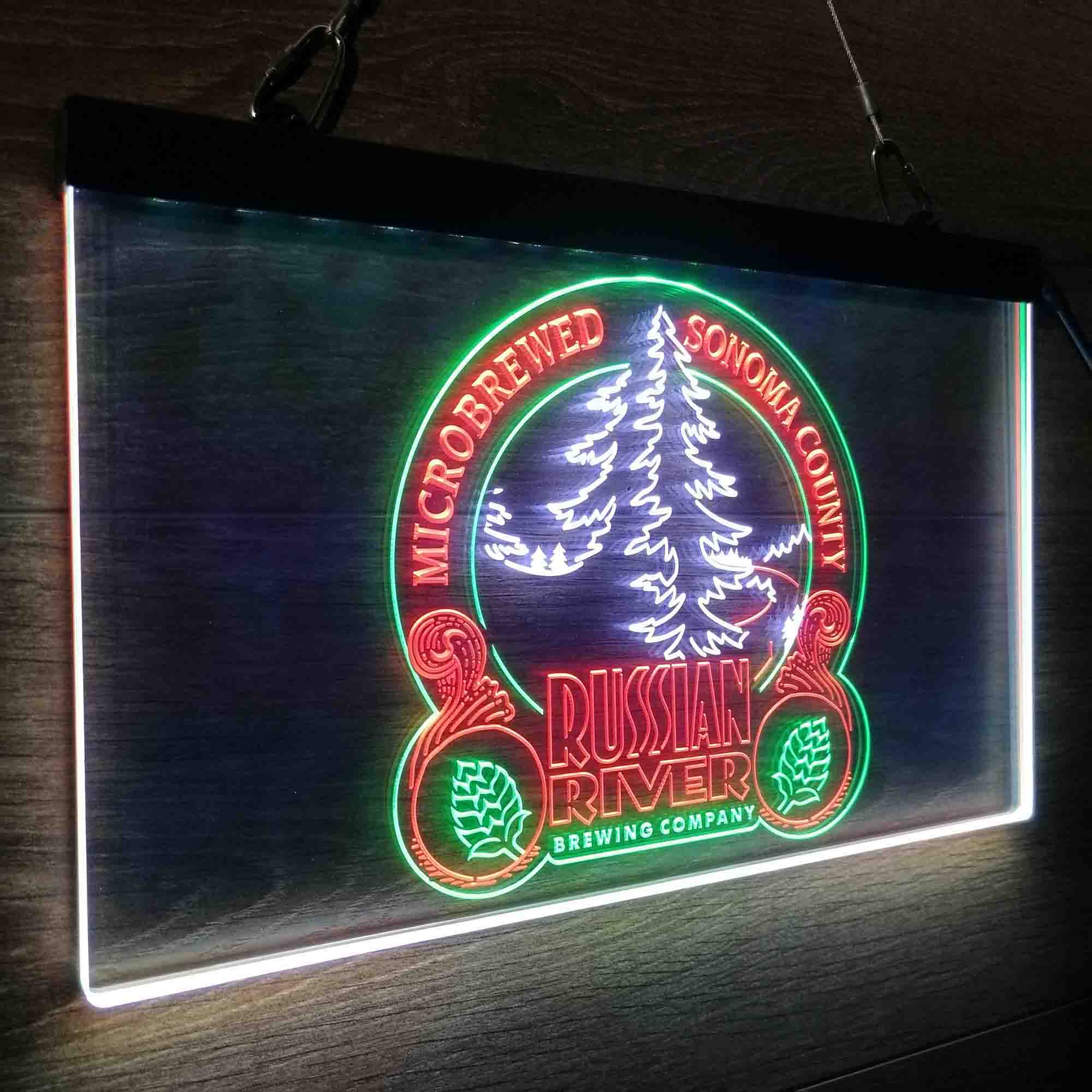 Russian River Brewing Co. Neon 3-Color LED Sign