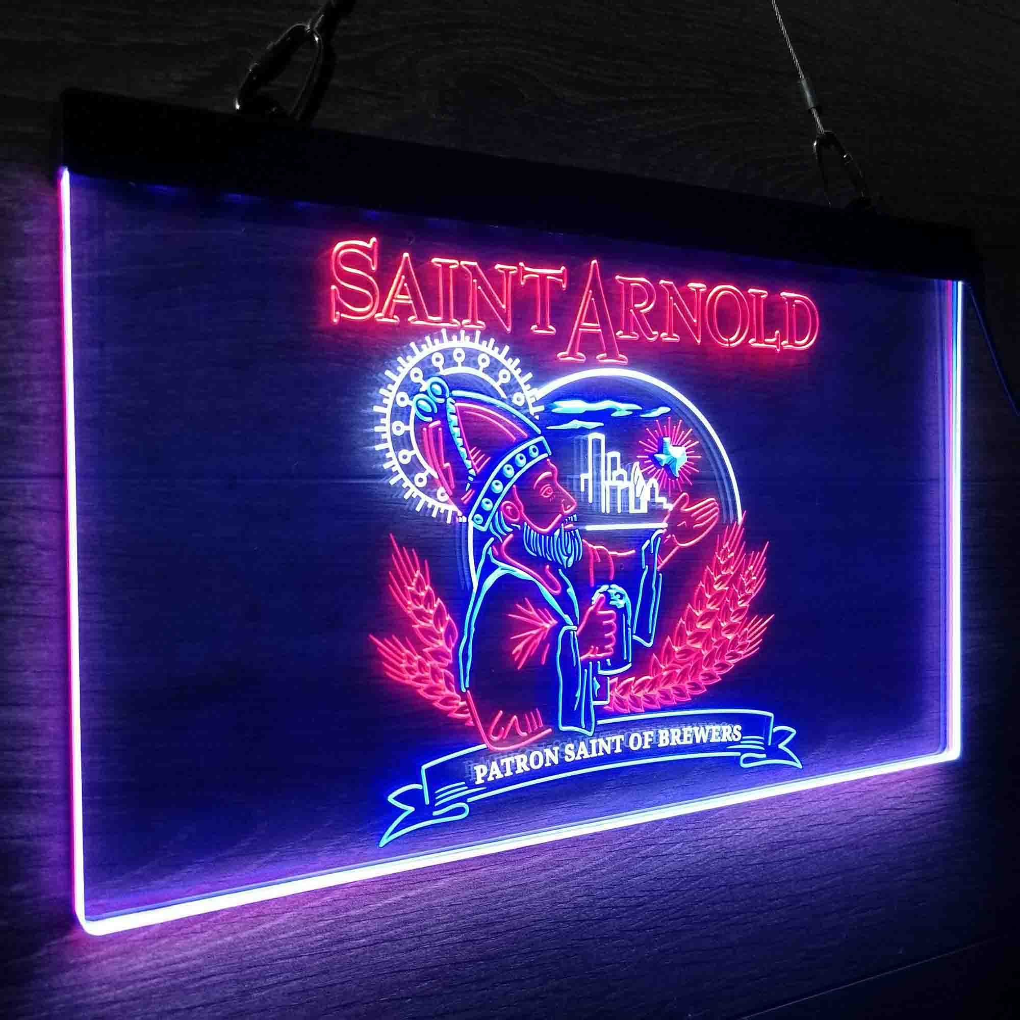 Saint Arnold Brewing Co. Neon 3-Color LED Sign