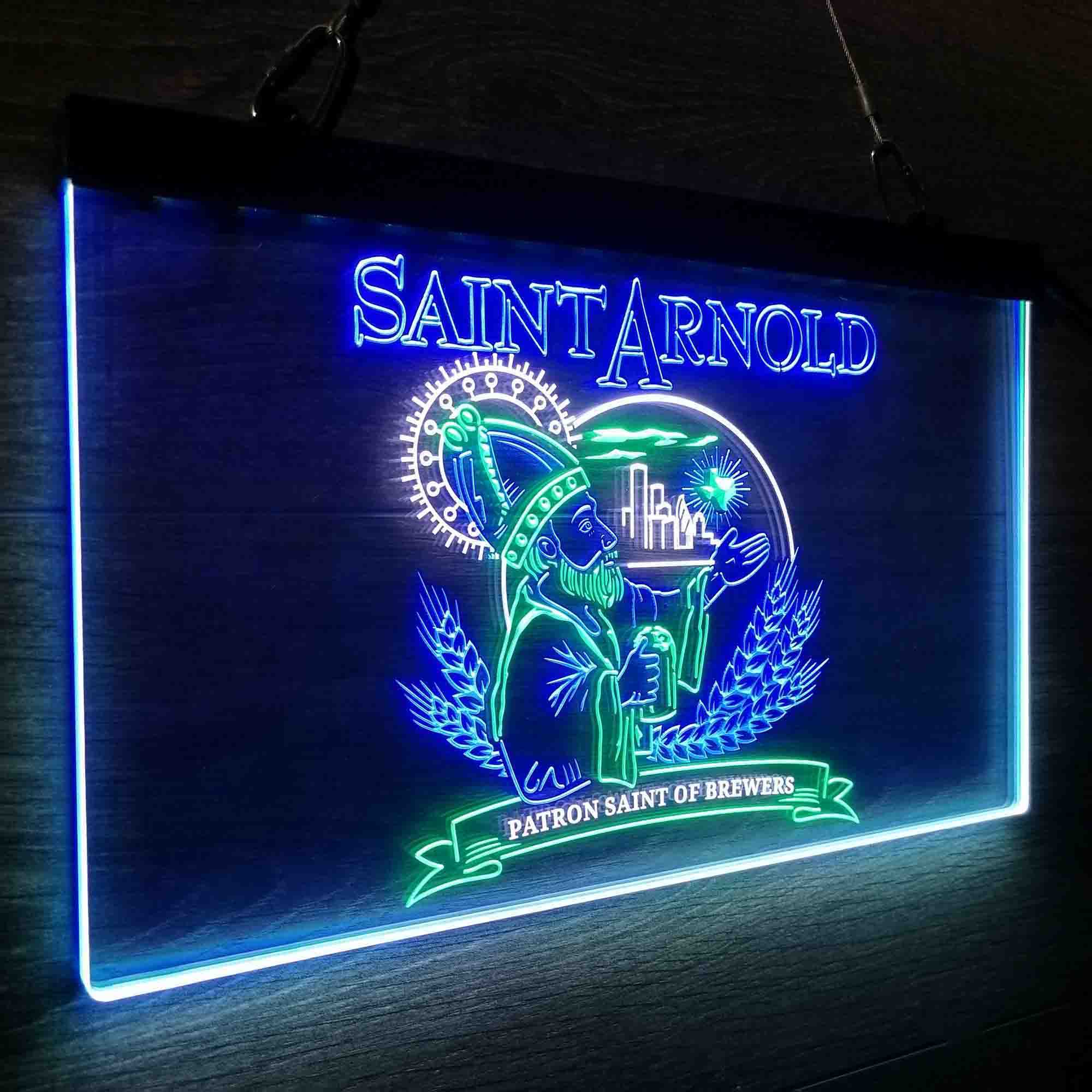 Saint Arnold Brewing Co. Neon 3-Color LED Sign