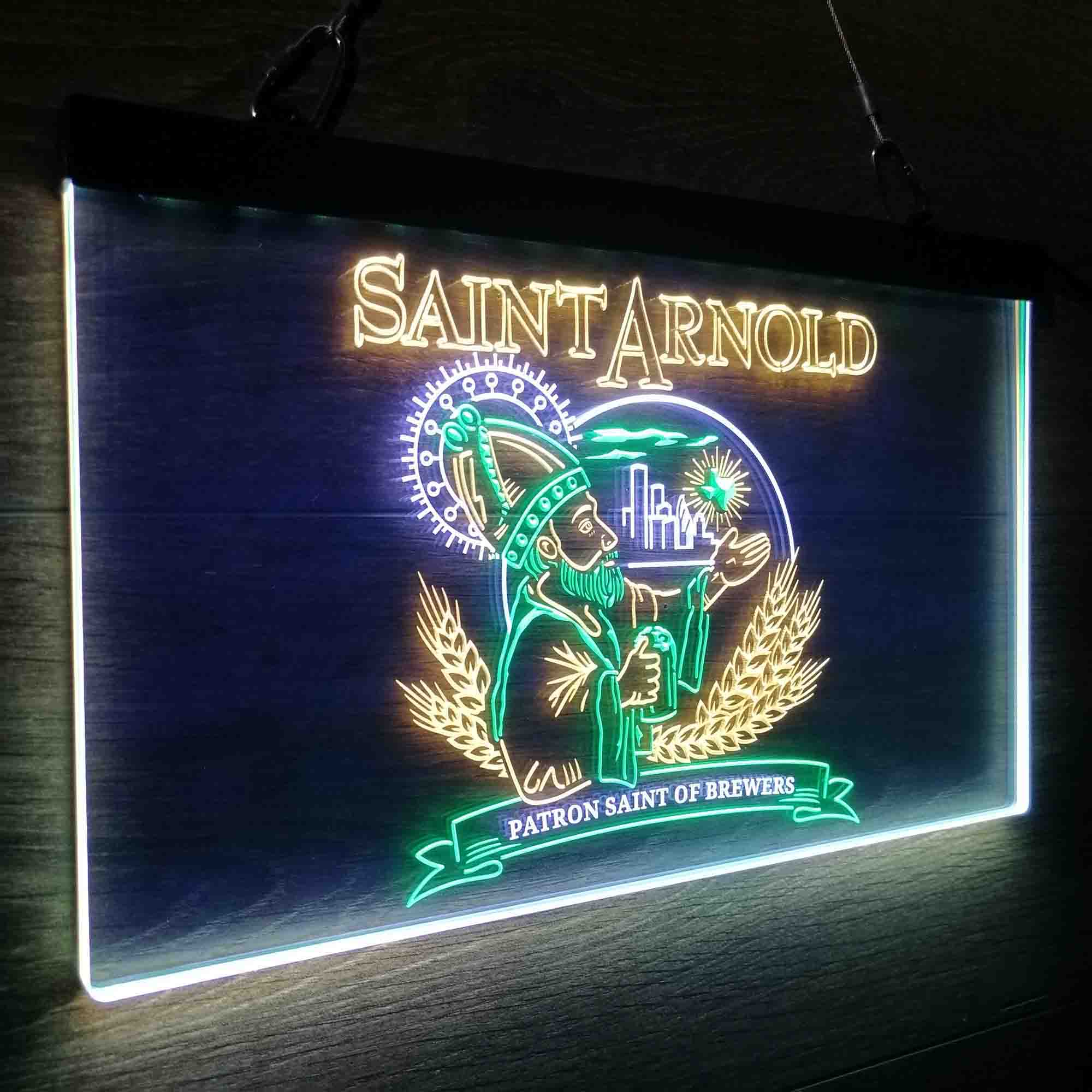 Saint Arnold Brewing Co. Neon 3-Color LED Sign