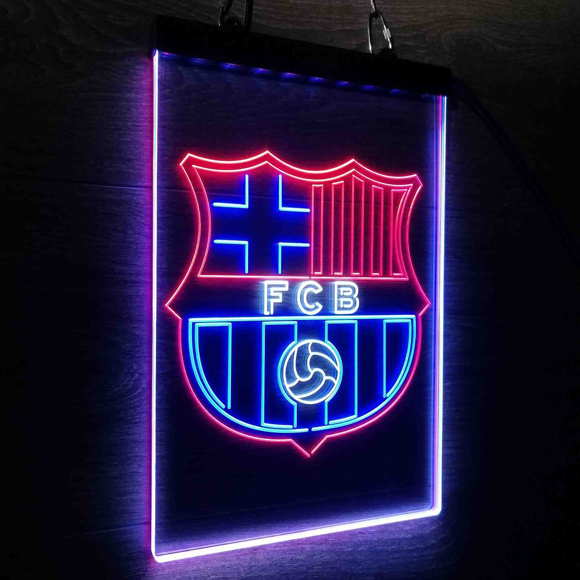 Barcelona FC Neon 3-Color LED Sign