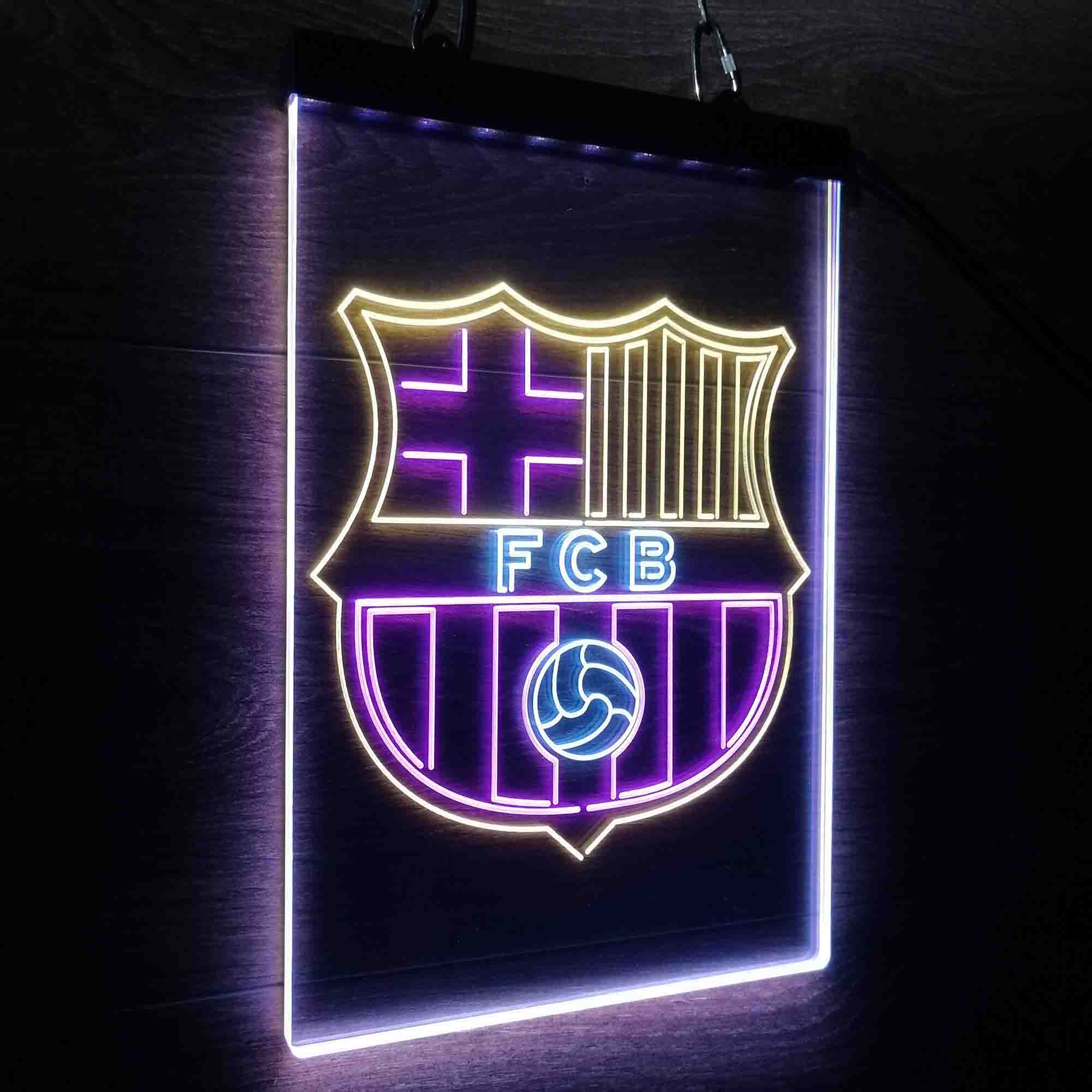 Barcelona FC Neon 3-Color LED Sign