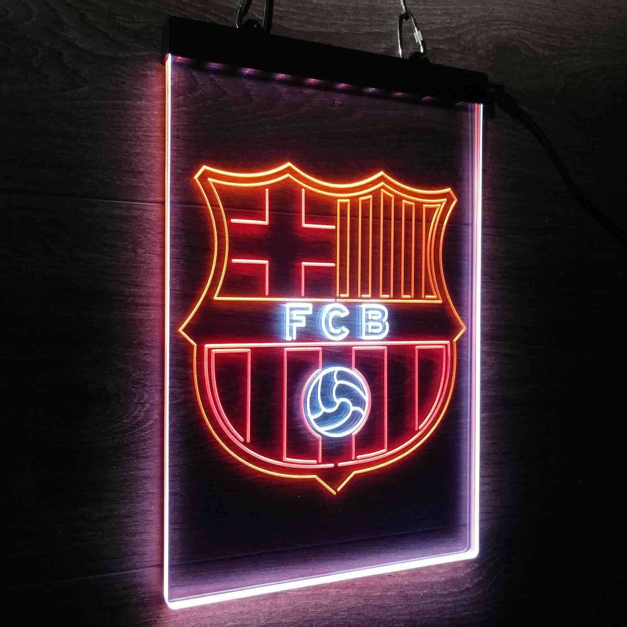 Barcelona FC Neon 3-Color LED Sign