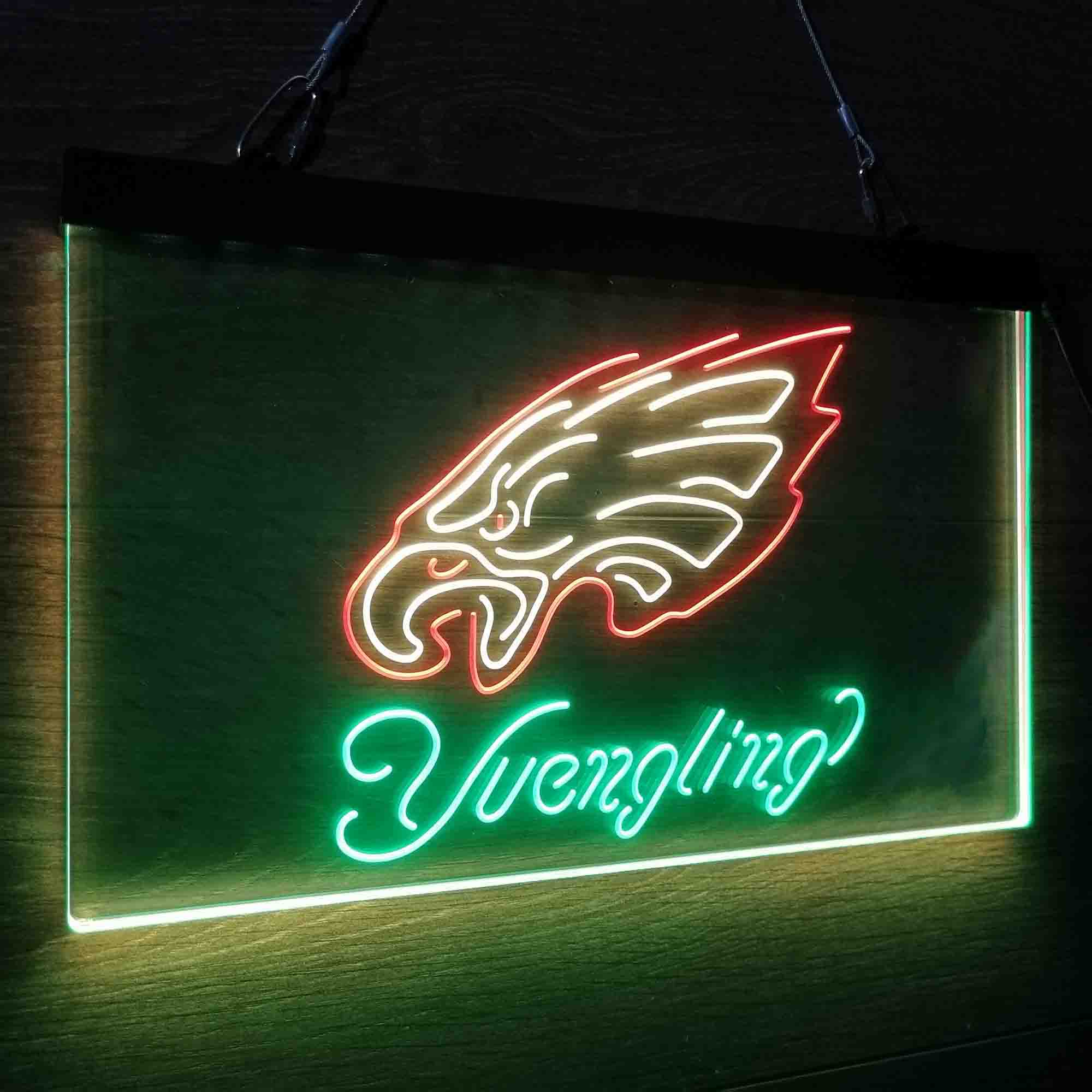 Yuengling Philadelphia Eagle Neon 3-Color LED Sign