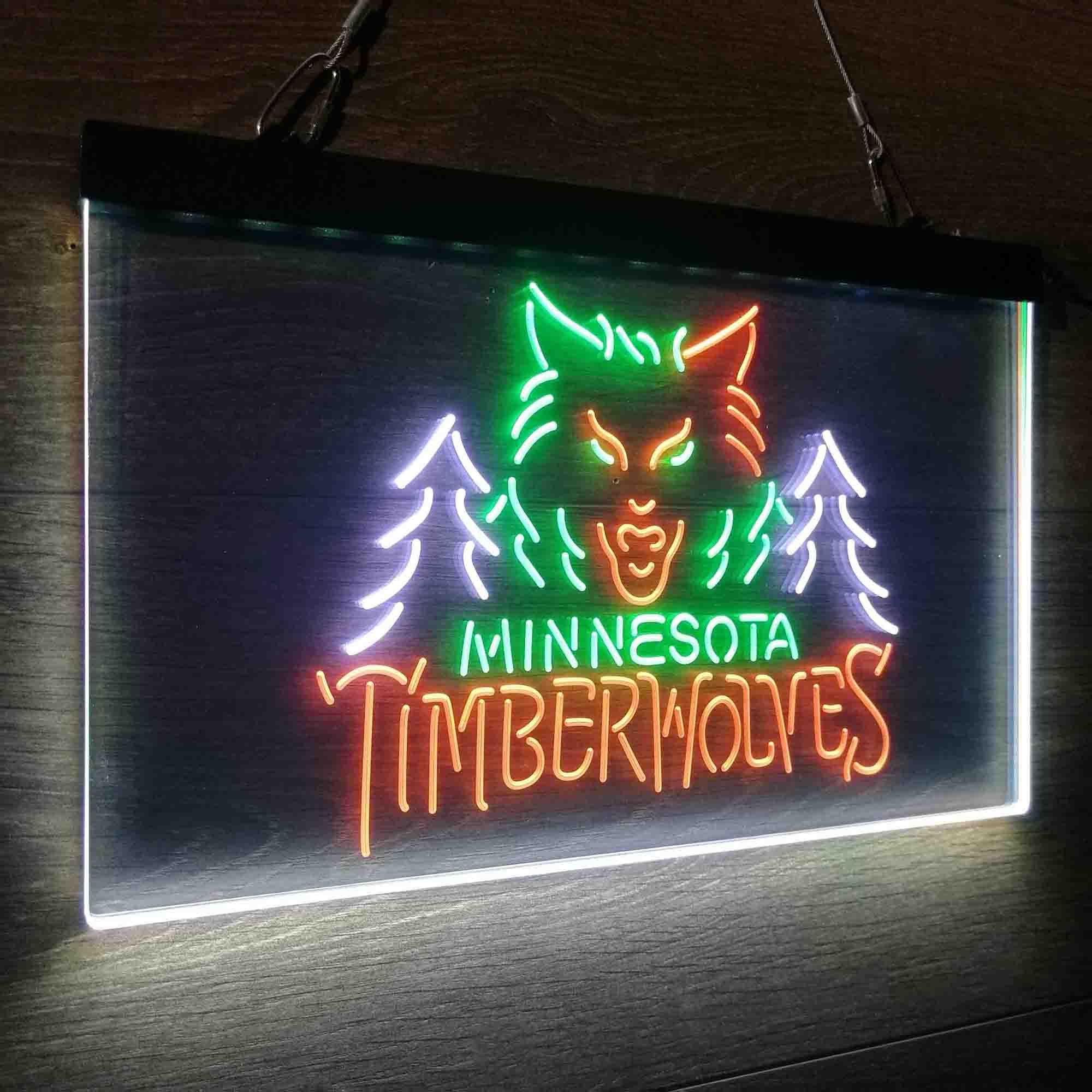 Minnesota Timberwolves Hockey Led New Sign | LED LAB CAVE