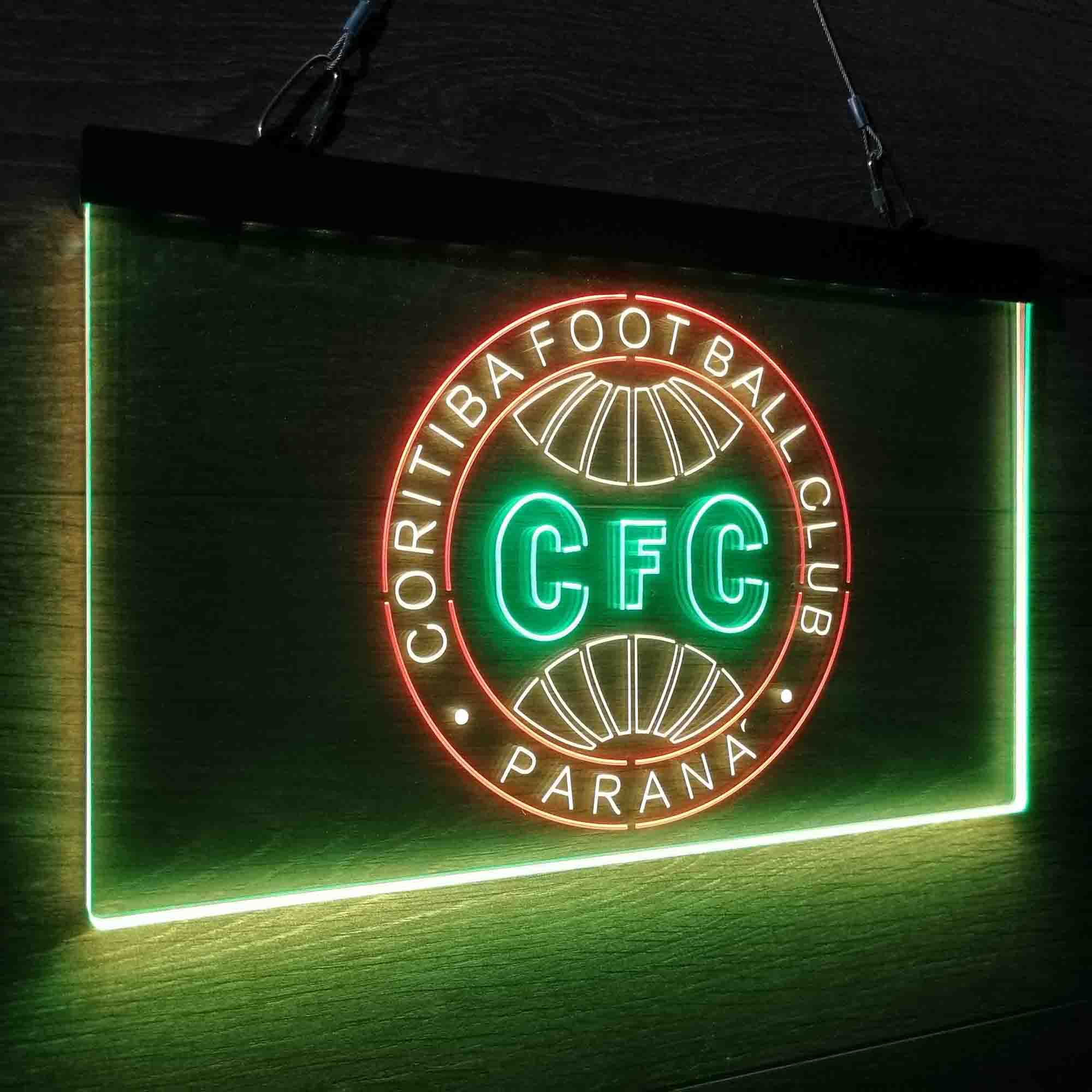 Coritiba Foot Ball Club Neon 3-Color LED Sign