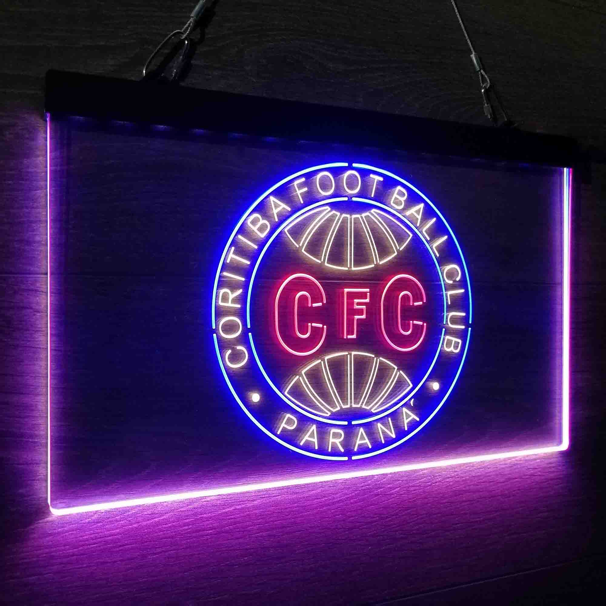 Coritiba Foot Ball Club Neon 3-Color LED Sign