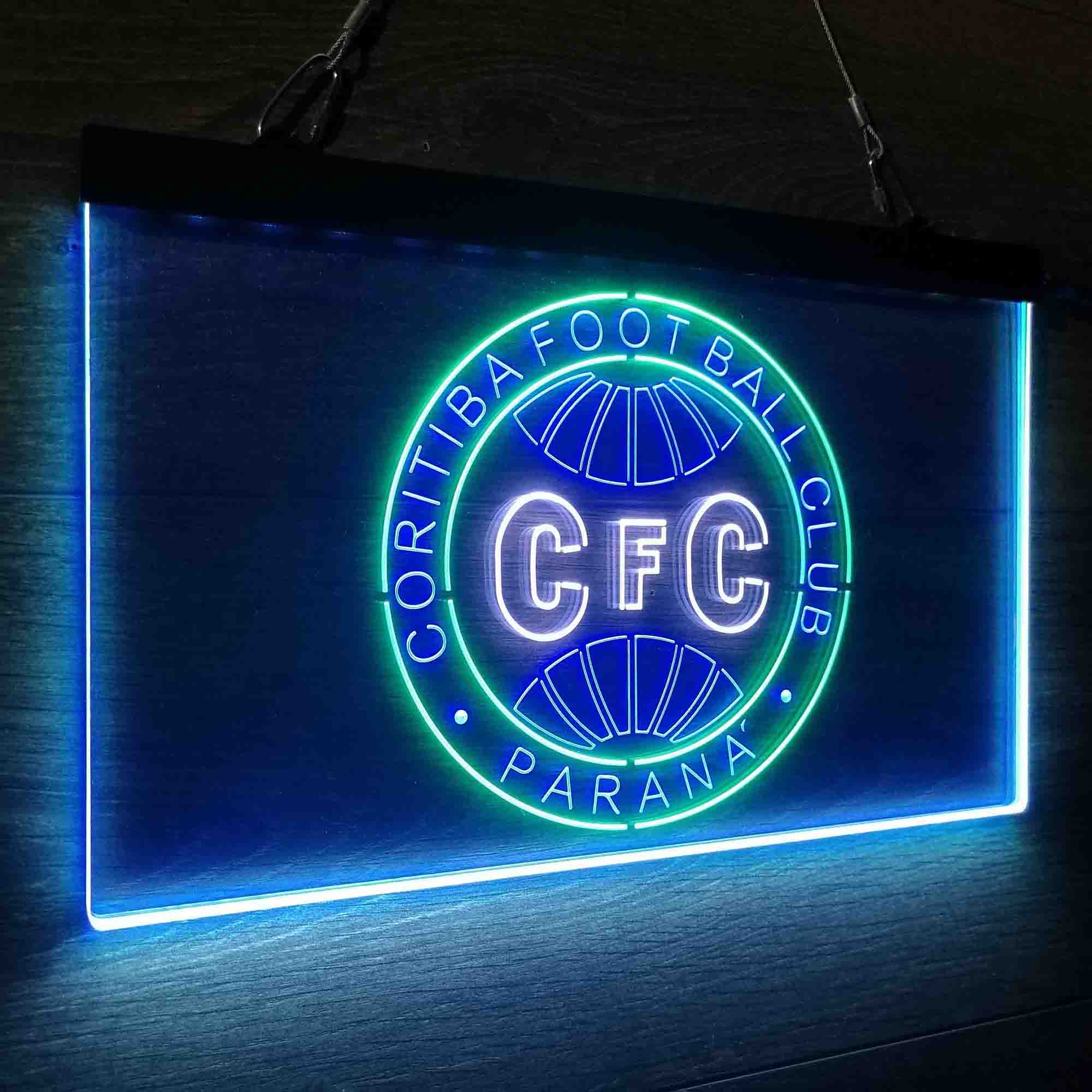 Coritiba Foot Ball Club Neon 3-Color LED Sign