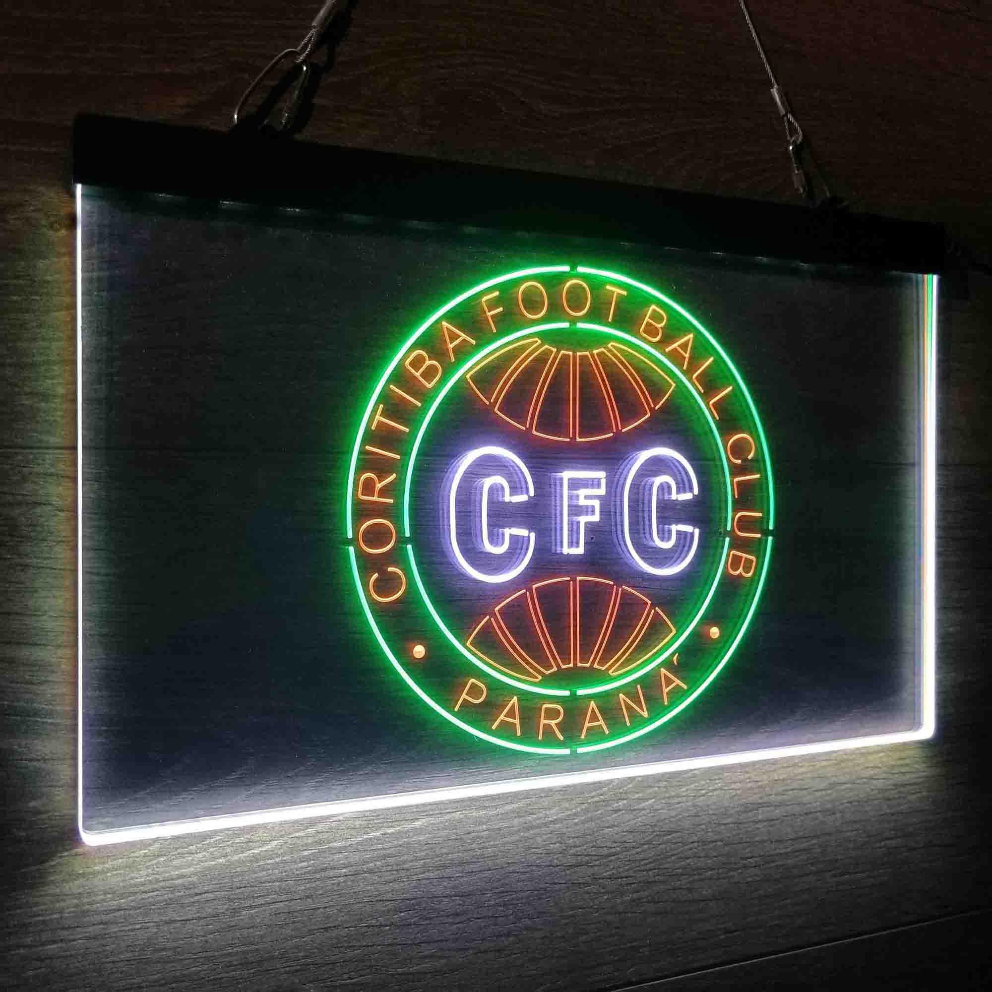 Coritiba Foot Ball Club Neon 3-Color LED Sign