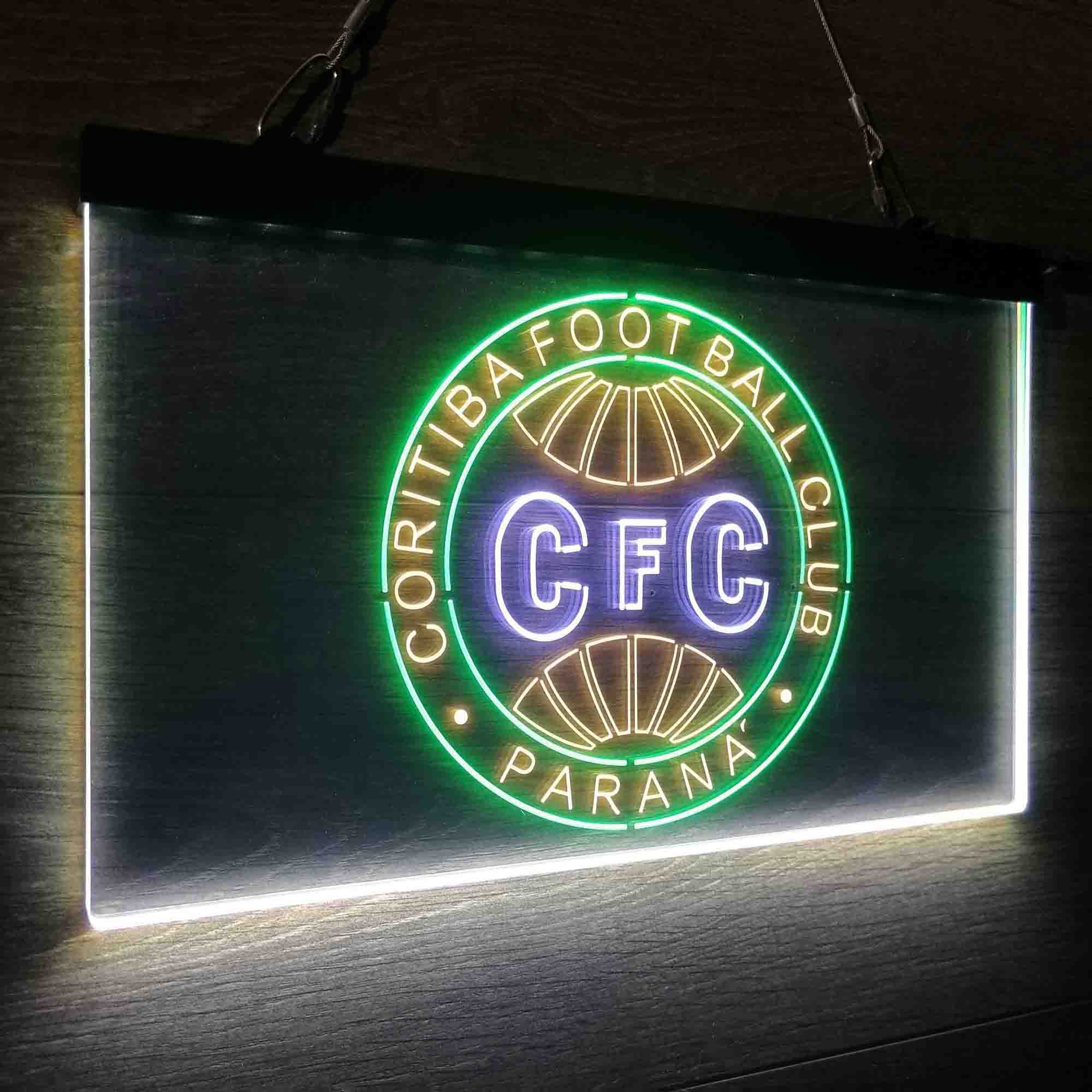 Coritiba Foot Ball Club Neon 3-Color LED Sign