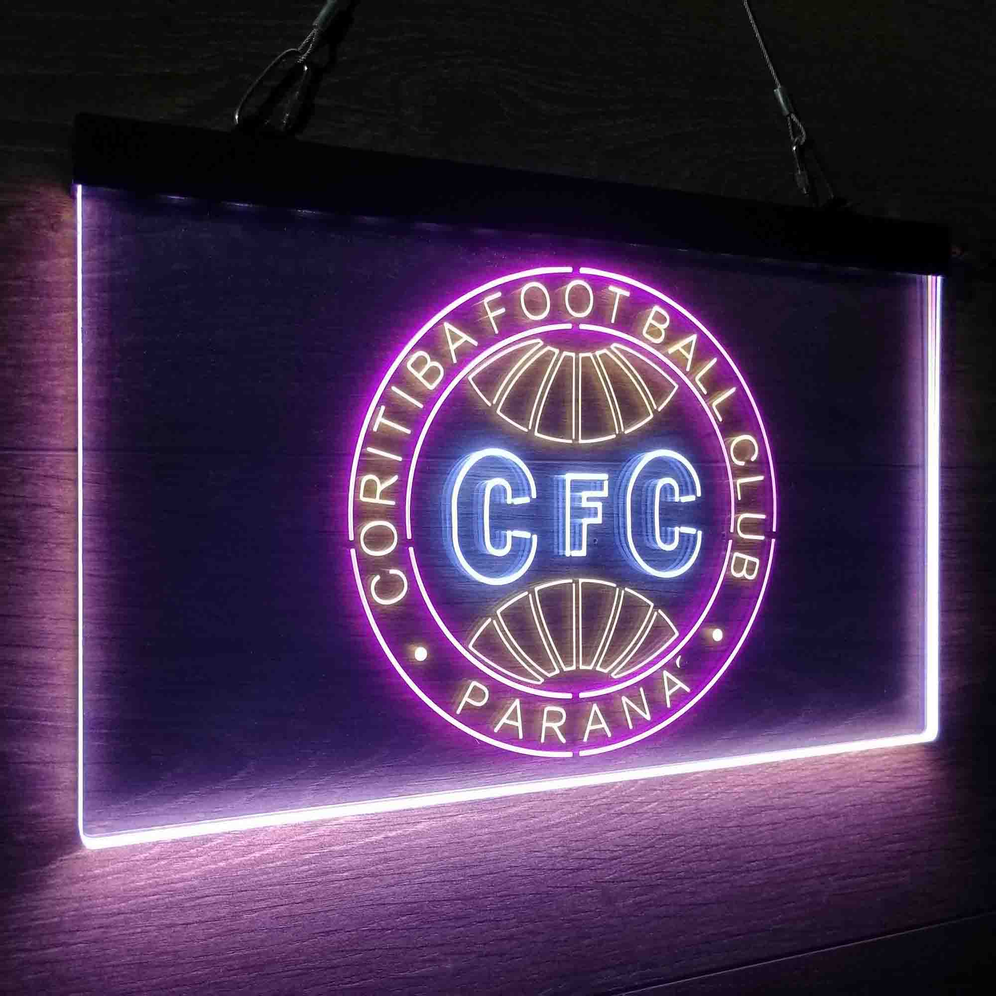 Coritiba Foot Ball Club Neon 3-Color LED Sign