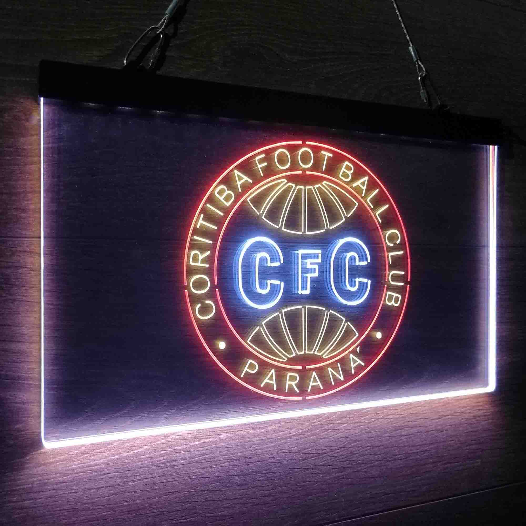 Coritiba Foot Ball Club Neon 3-Color LED Sign