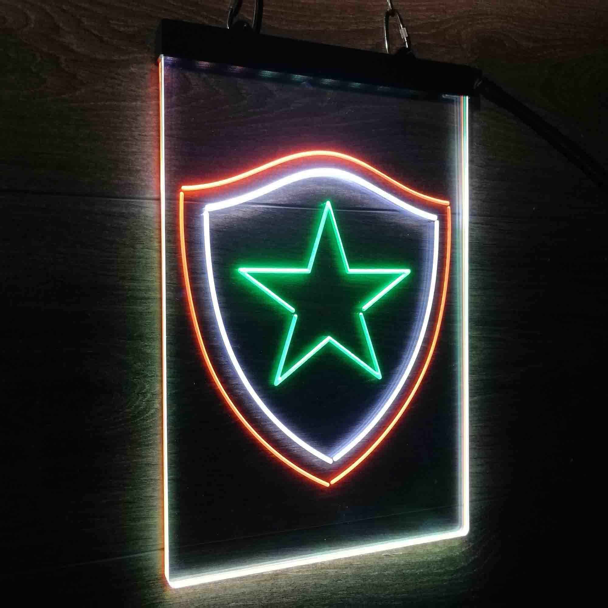 Botafogo de Futebol e Regatas Neon 3-Color LED Sign