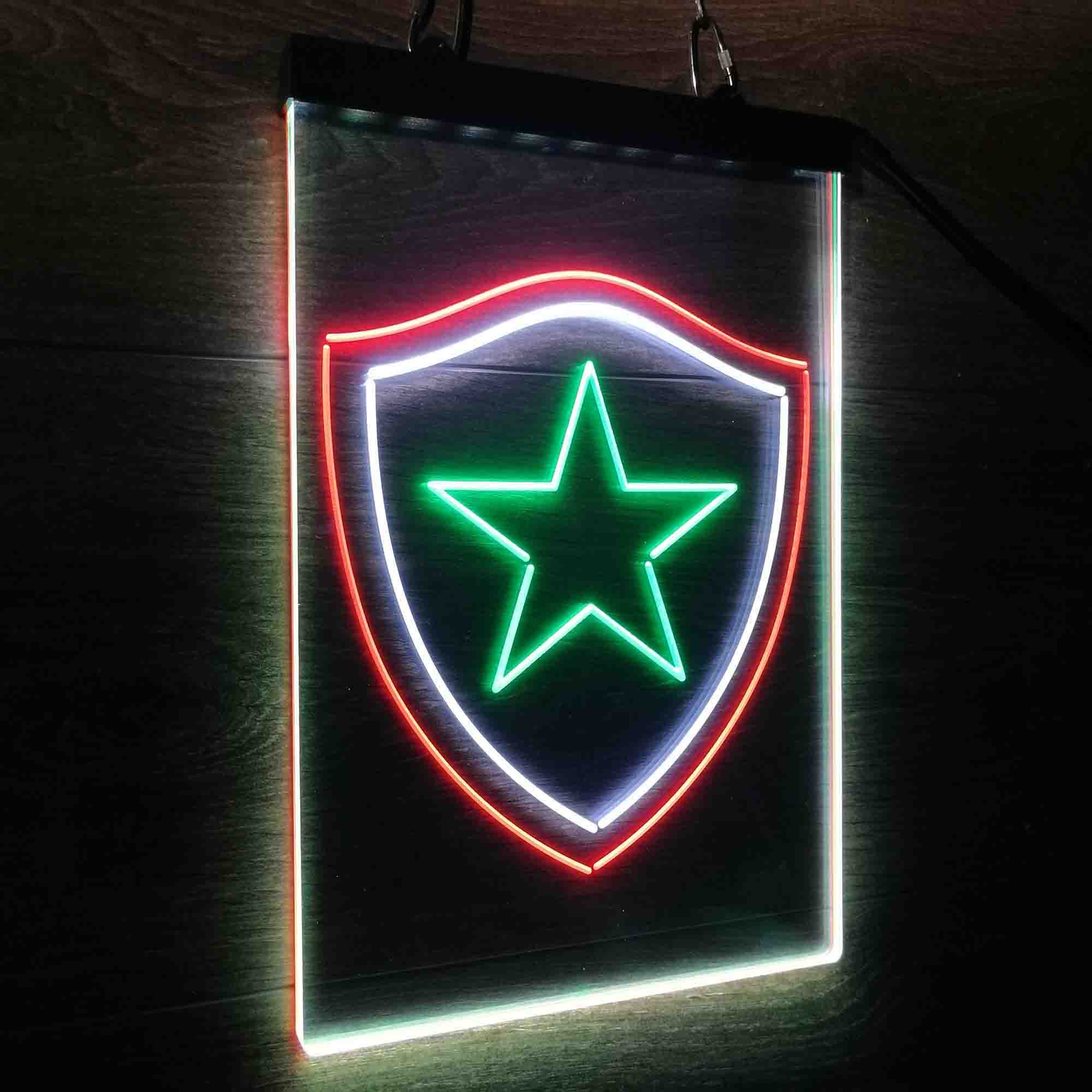 Botafogo de Futebol e Regatas Neon 3-Color LED Sign