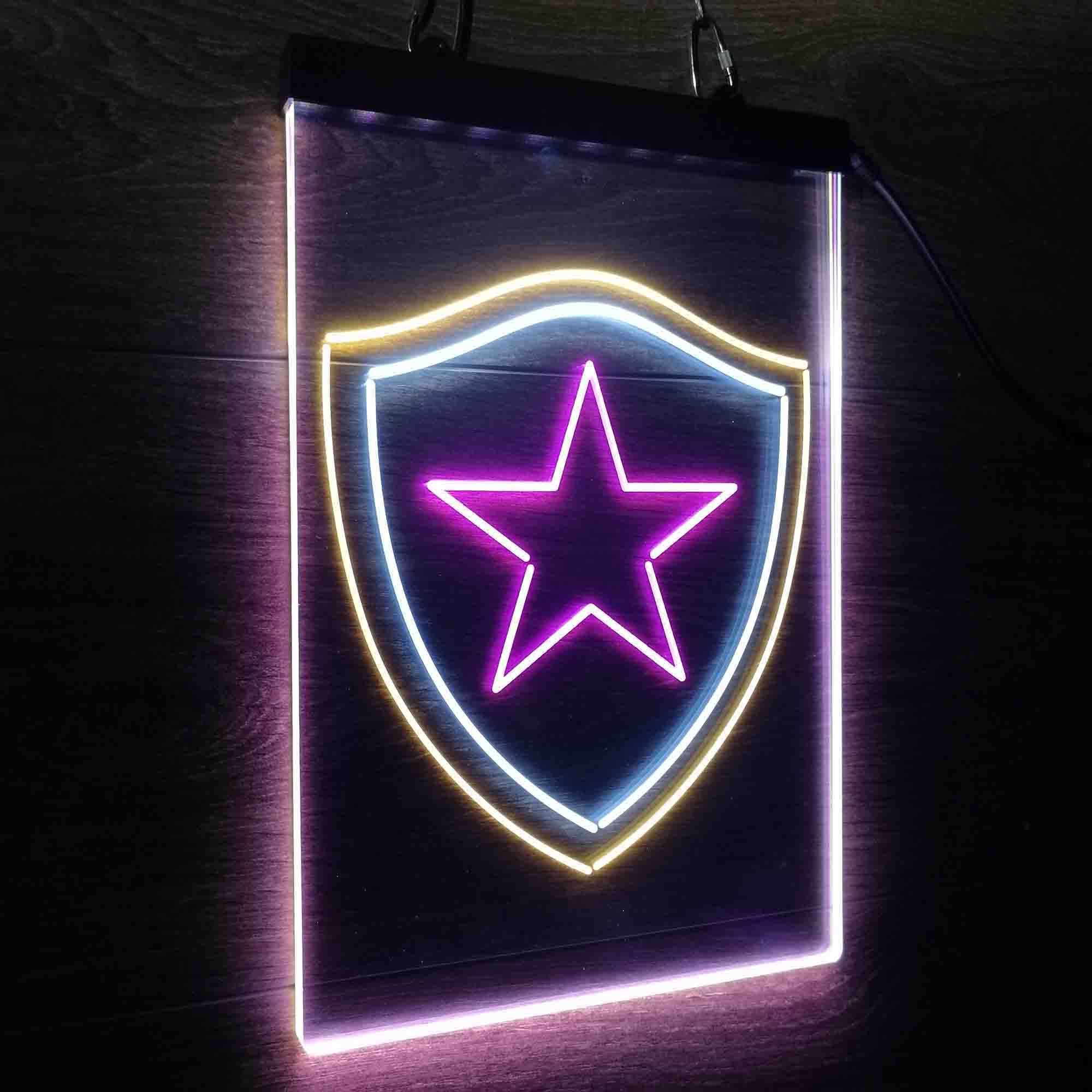 Botafogo de Futebol e Regatas Neon 3-Color LED Sign