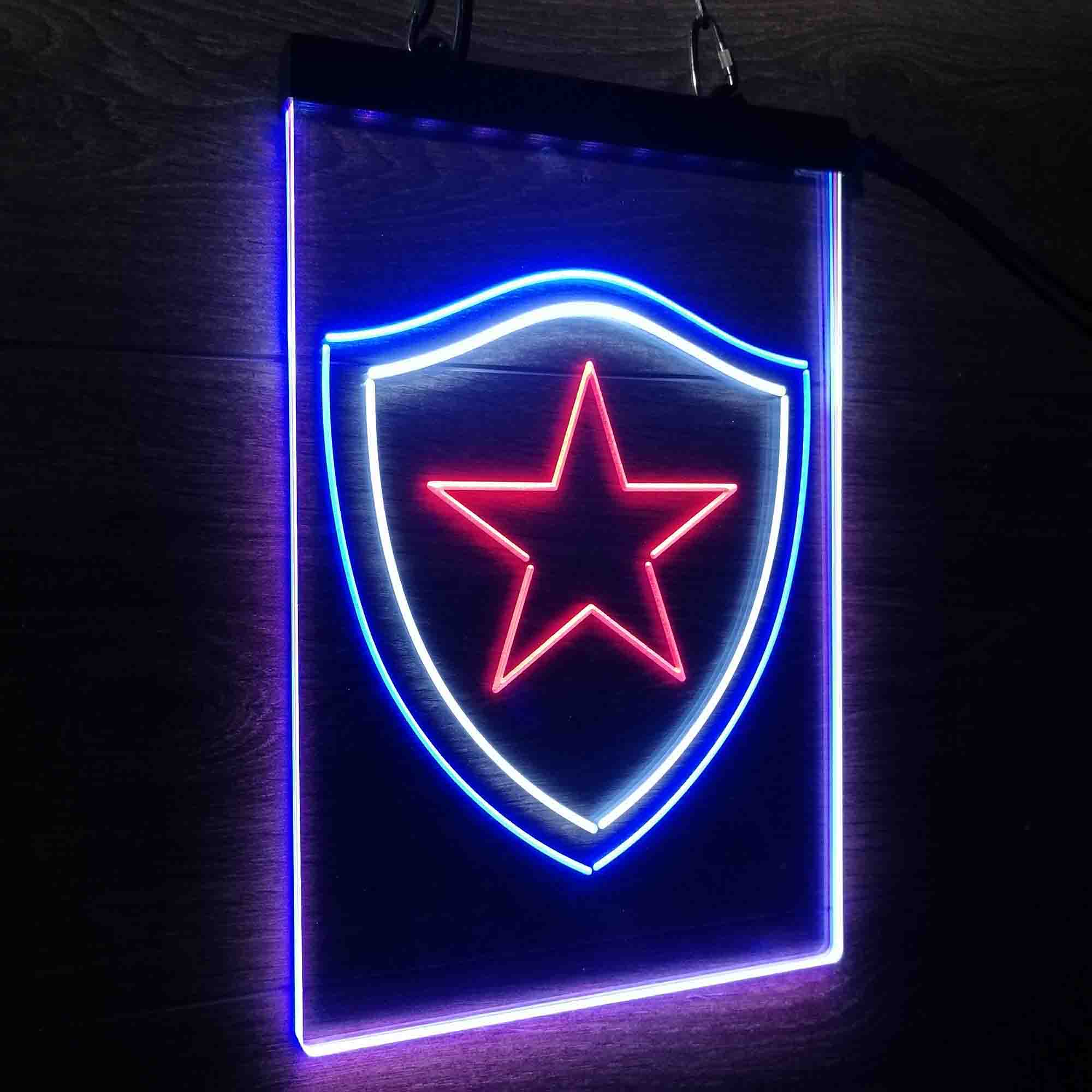 Botafogo de Futebol e Regatas Neon 3-Color LED Sign