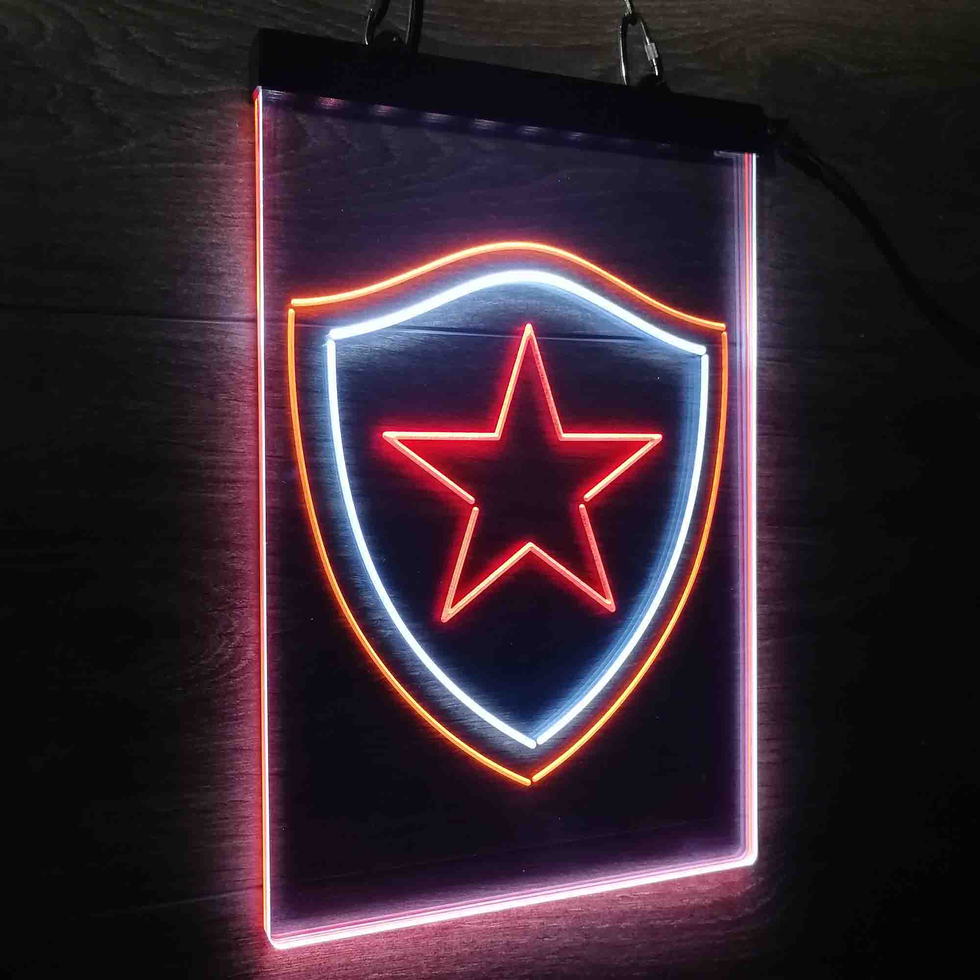 Botafogo de Futebol e Regatas Neon 3-Color LED Sign