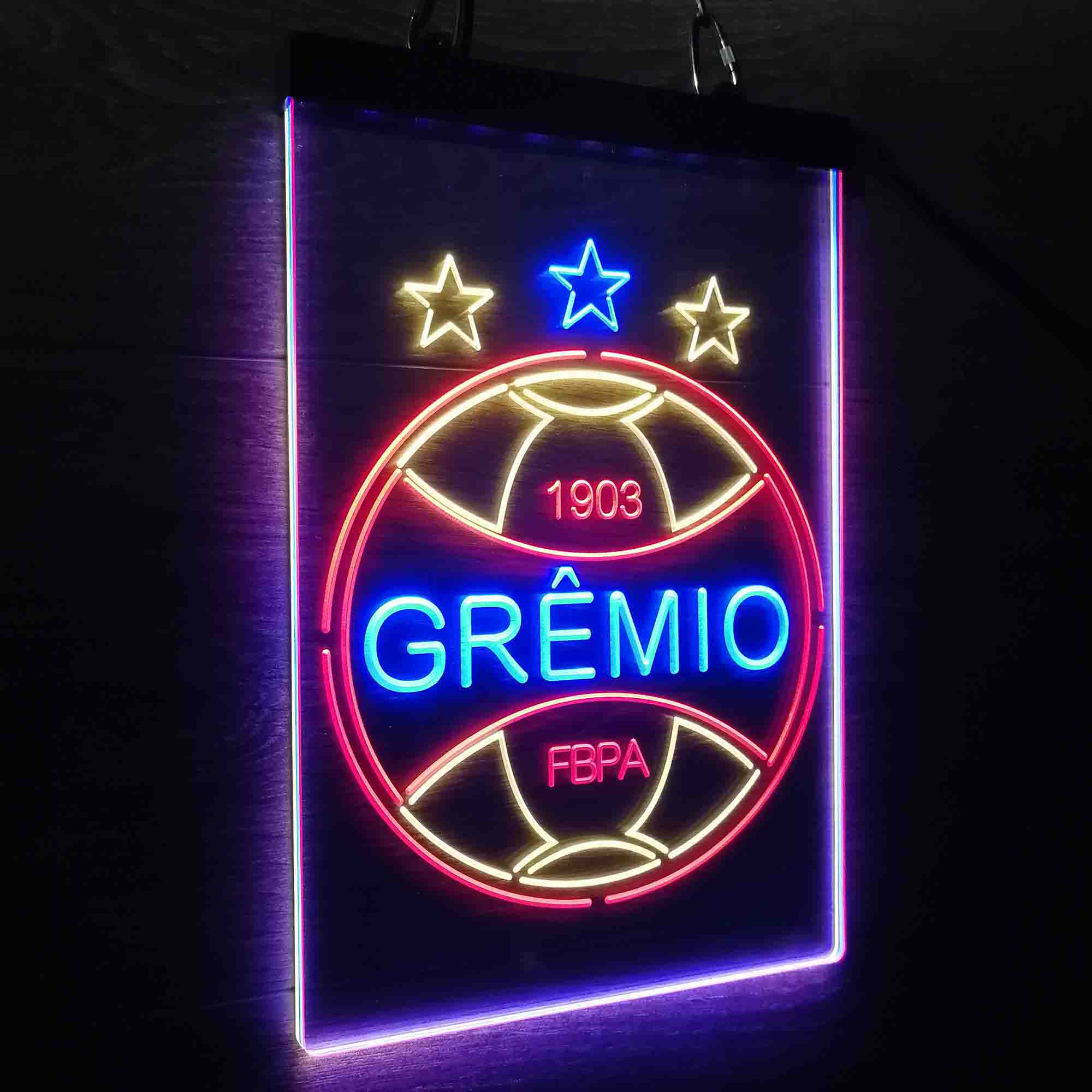 Gremio Esportivo Brasil Neon 3-Color LED Sign