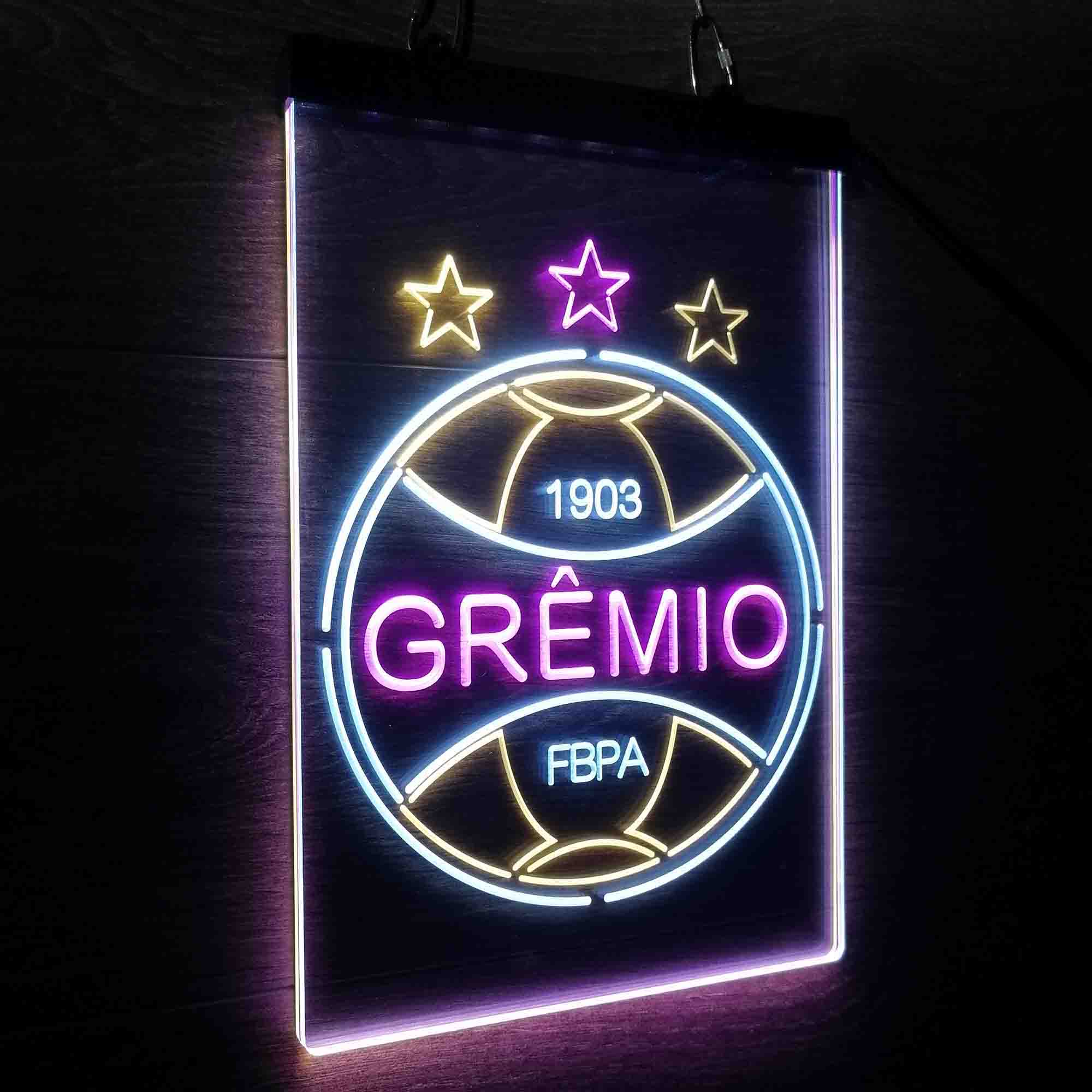 Gremio Esportivo Brasil Neon 3-Color LED Sign