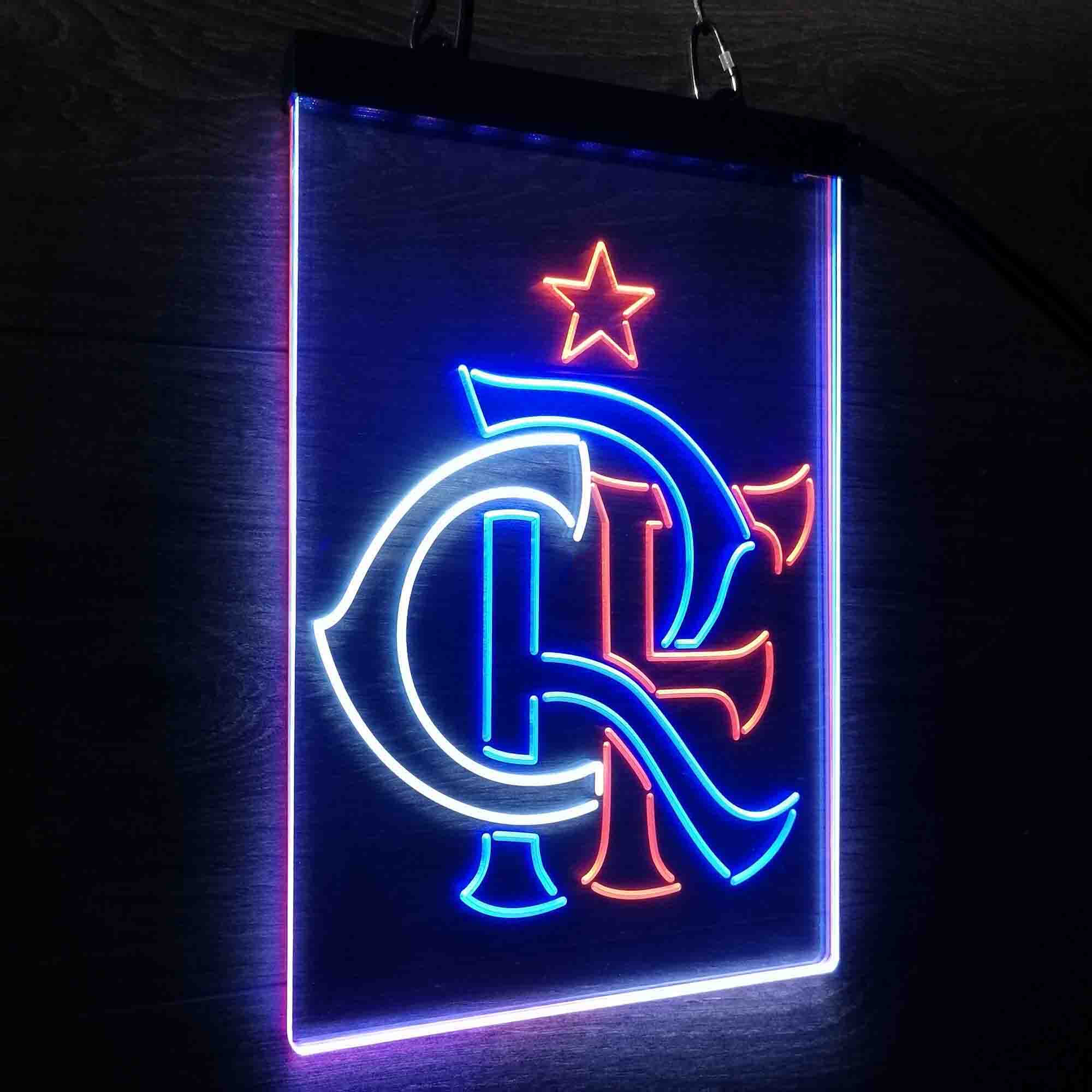 Clube de Regatas do Flamengo Neon 3-Color LED Sign