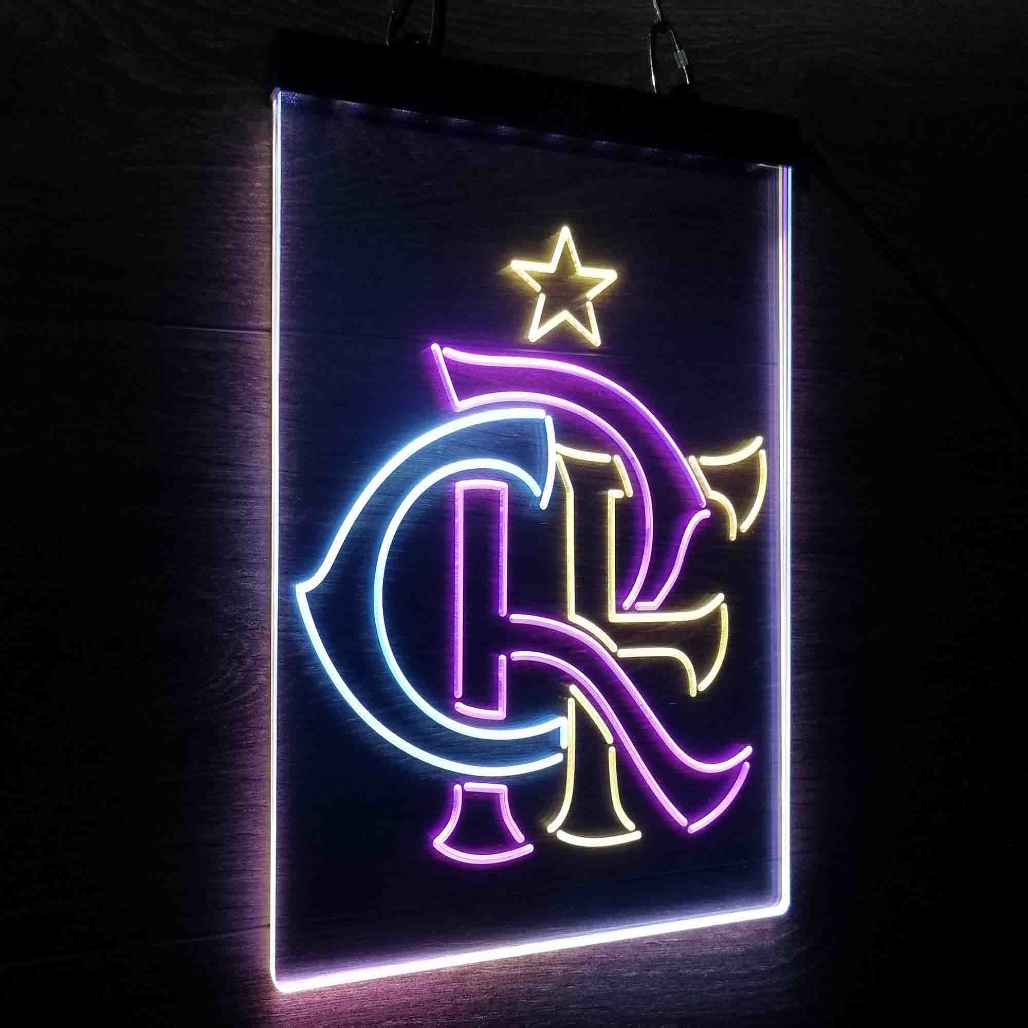 Clube de Regatas do Flamengo Neon 3-Color LED Sign