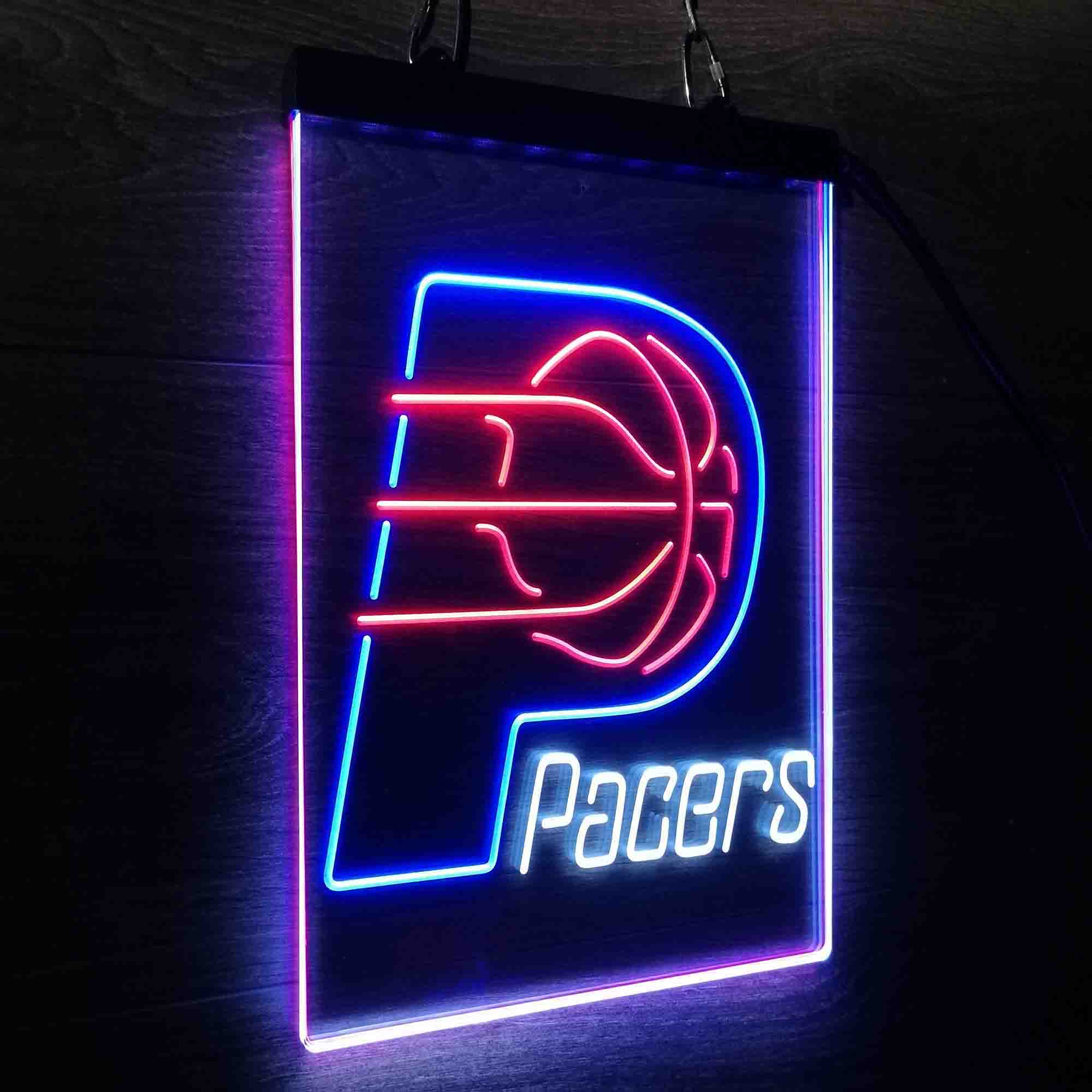 Indiana Pacers Neon 3-Color LED Sign