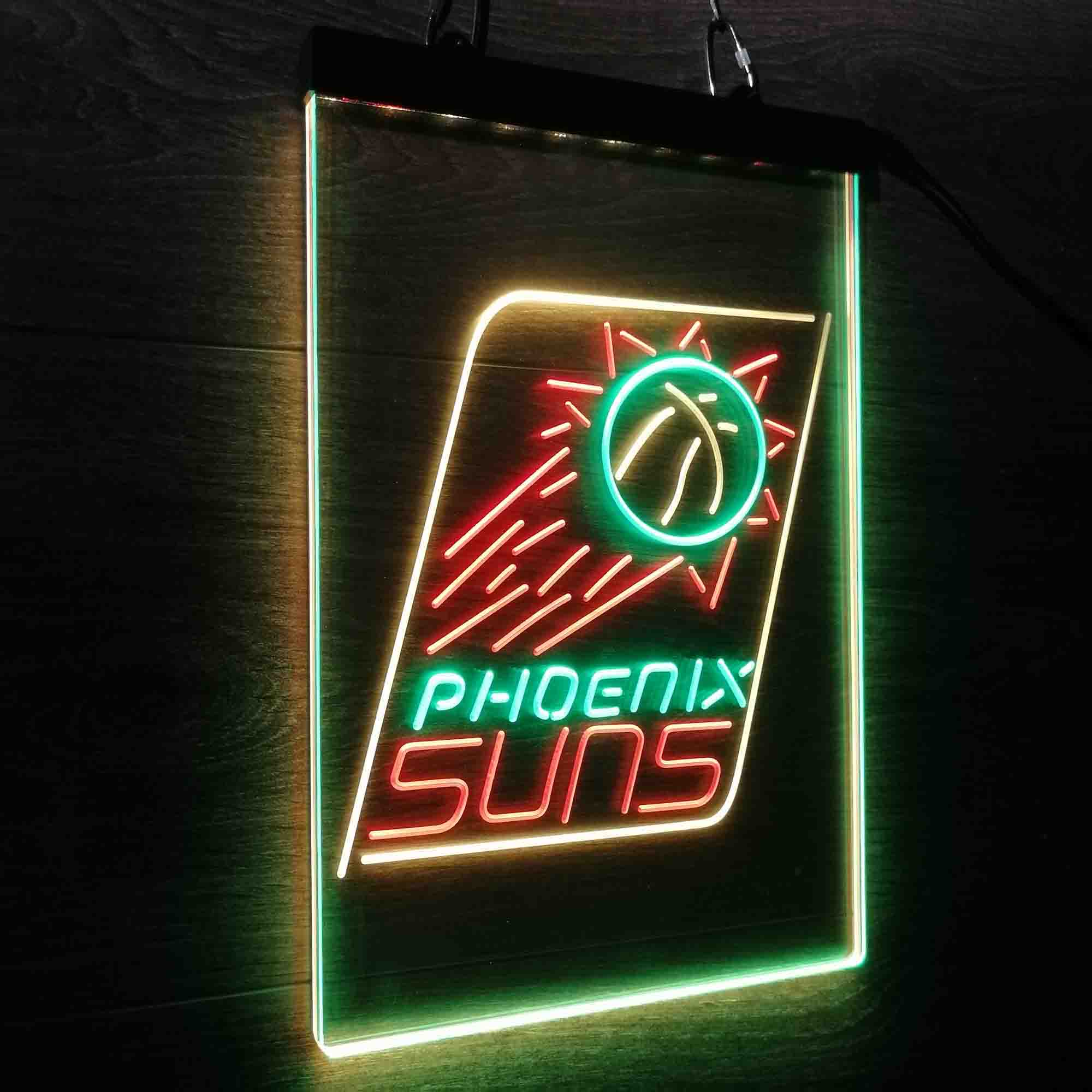 Phoenix Suns Neon 3-Color LED Sign