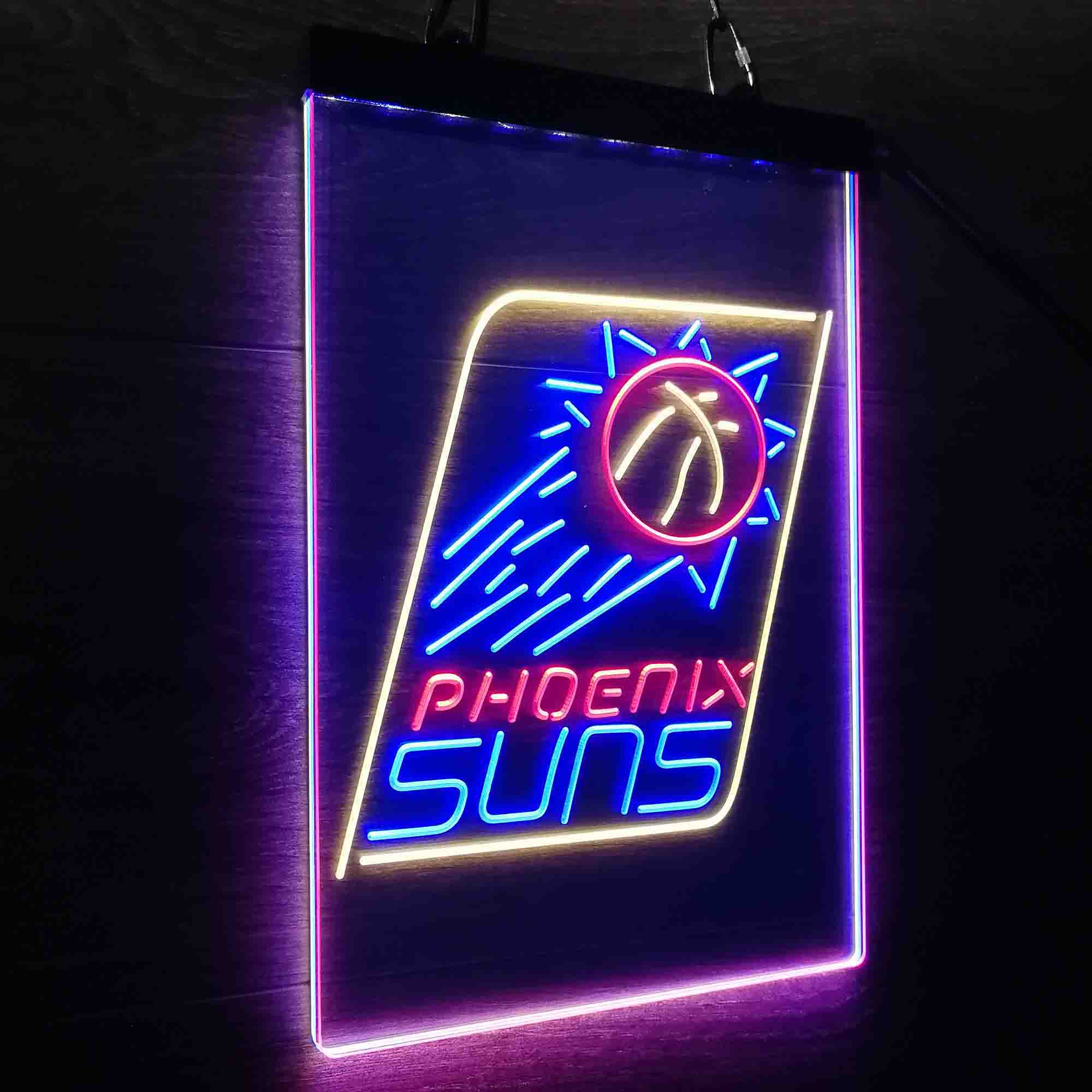 Phoenix Suns Neon 3-Color LED Sign