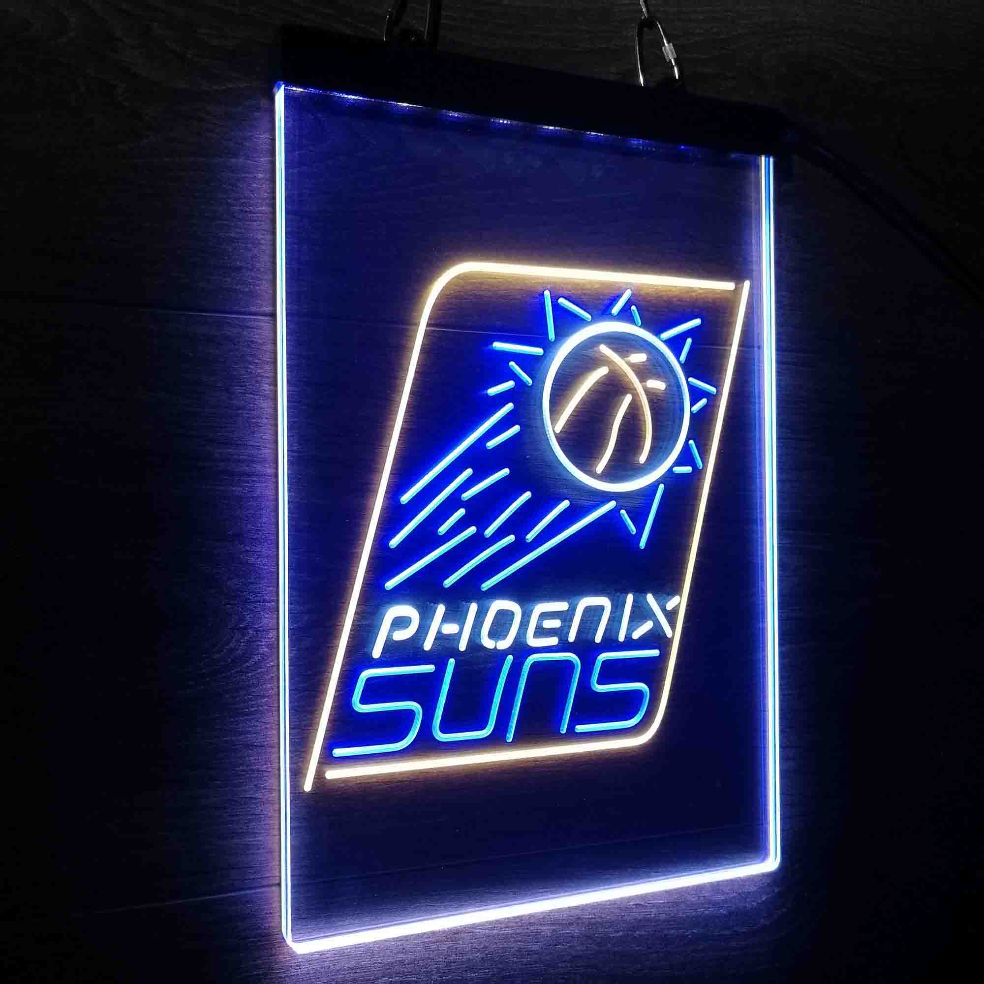 Phoenix Suns Neon 3-Color LED Sign