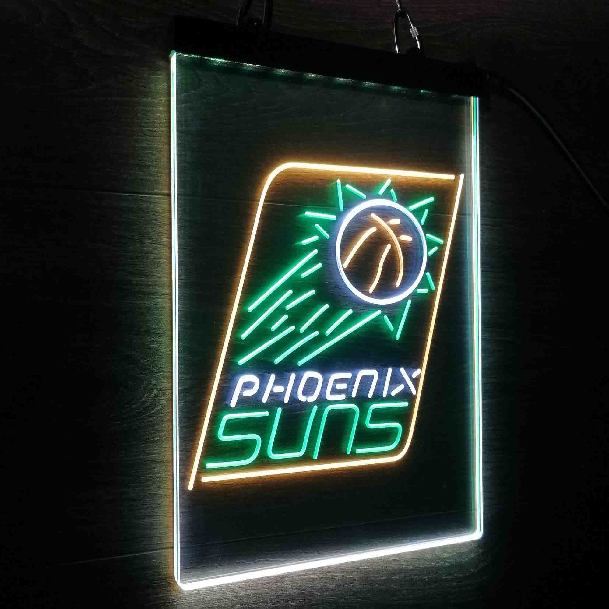 Phoenix Suns Neon 3-Color LED Sign