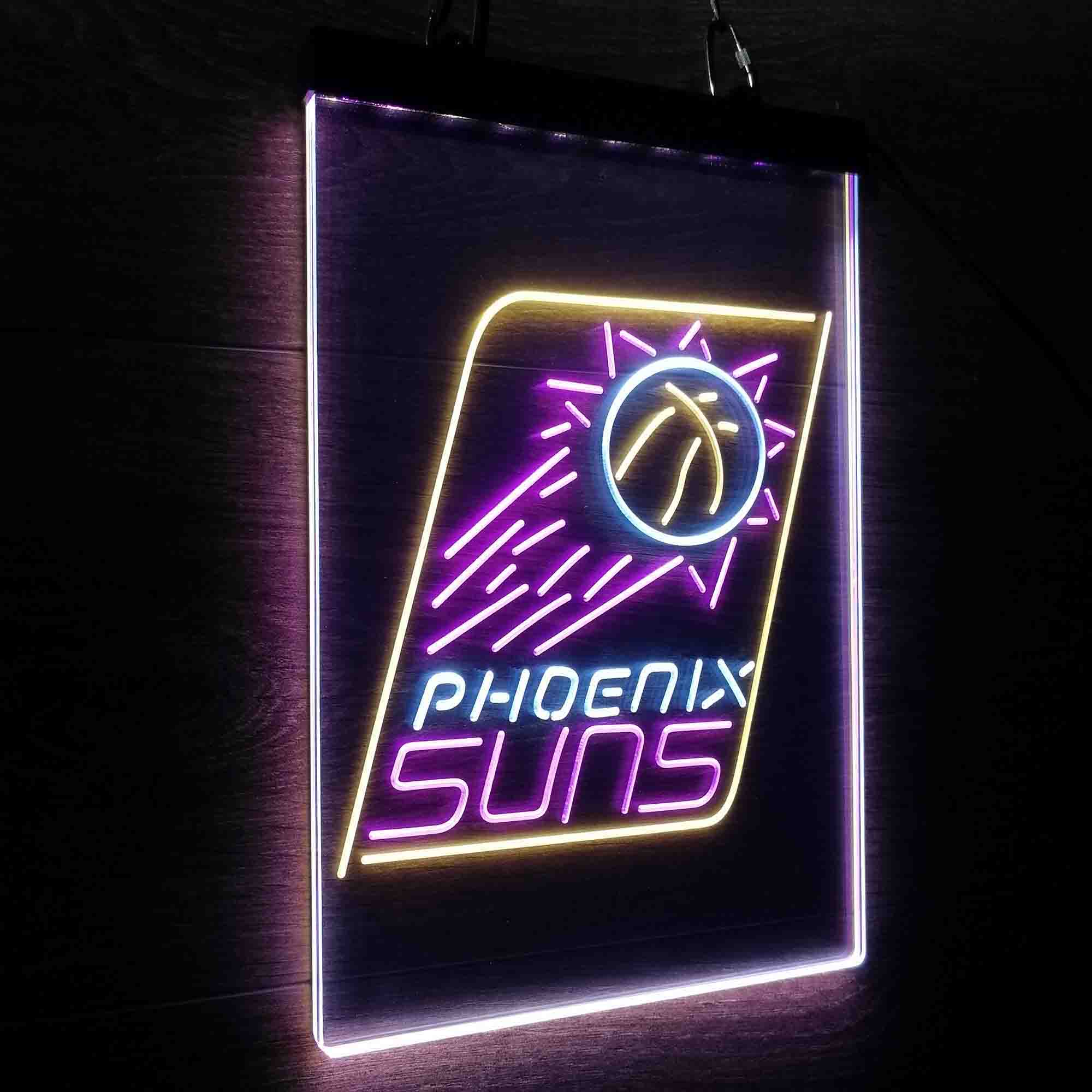 Phoenix Suns Neon 3-Color LED Sign