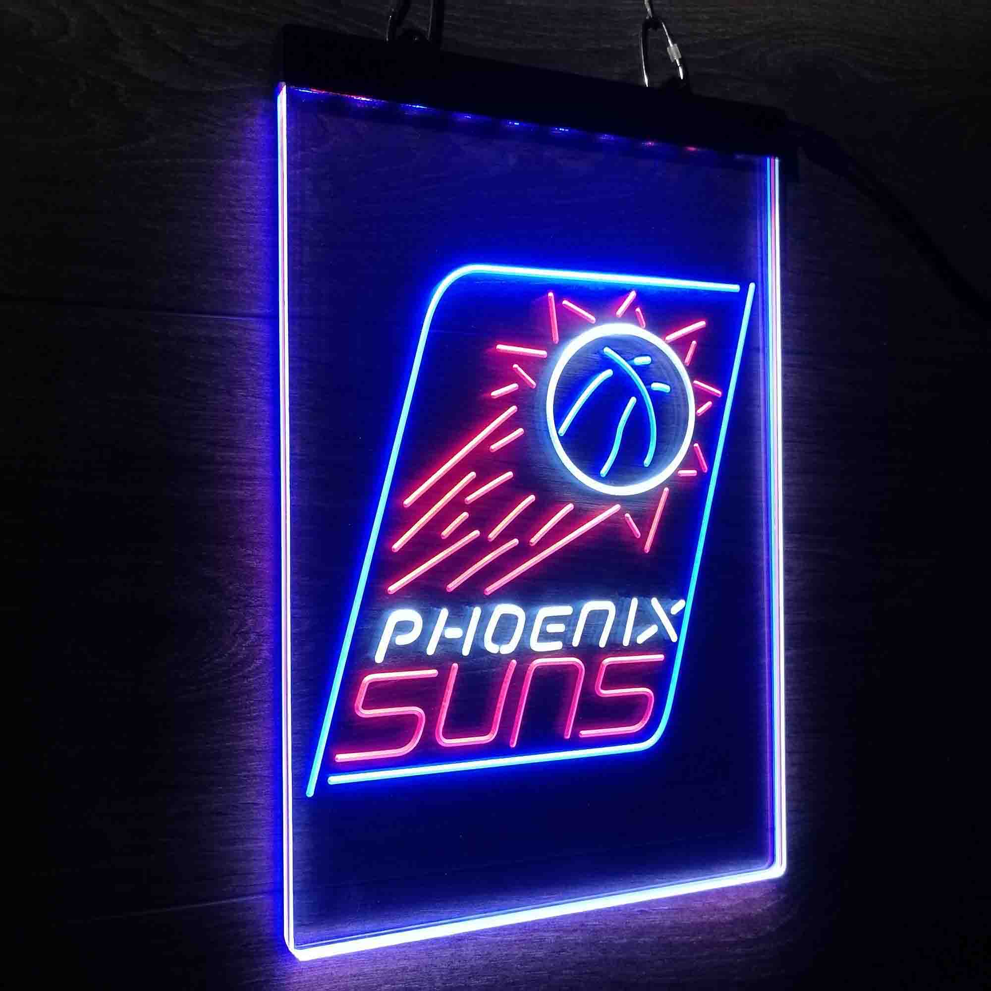 Phoenix Suns Neon 3-Color LED Sign