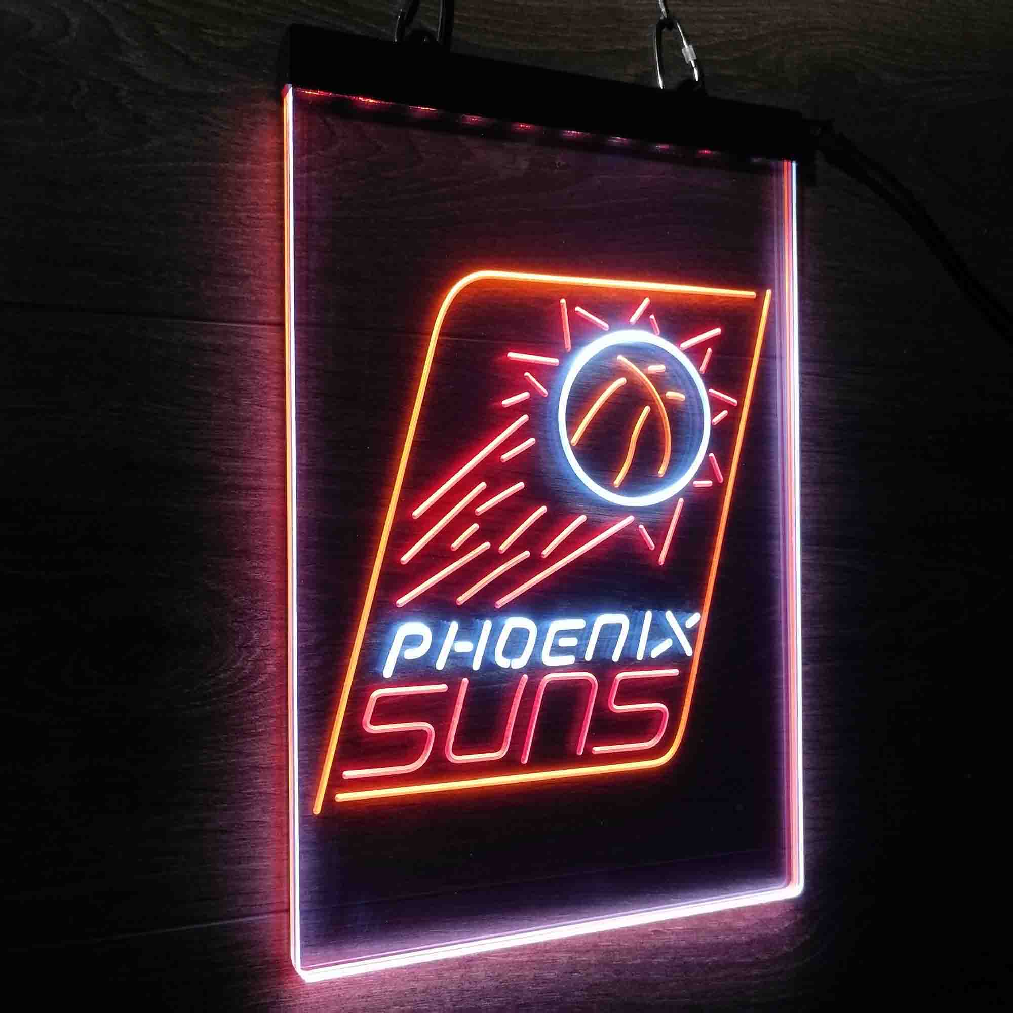 Phoenix Suns Neon 3-Color LED Sign