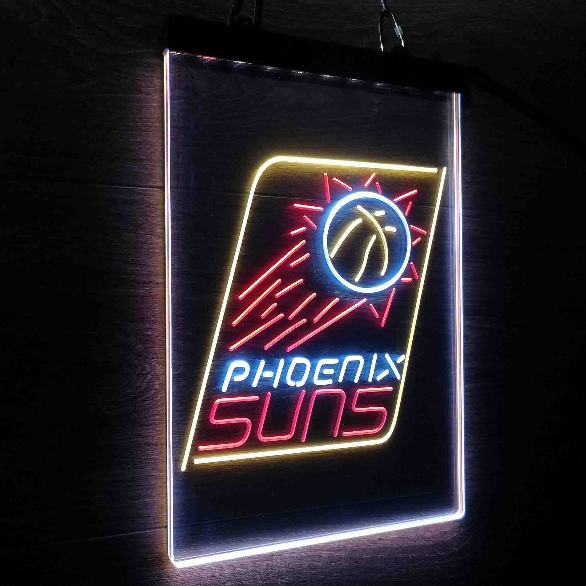 Phoenix Suns Neon 3-Color LED Sign