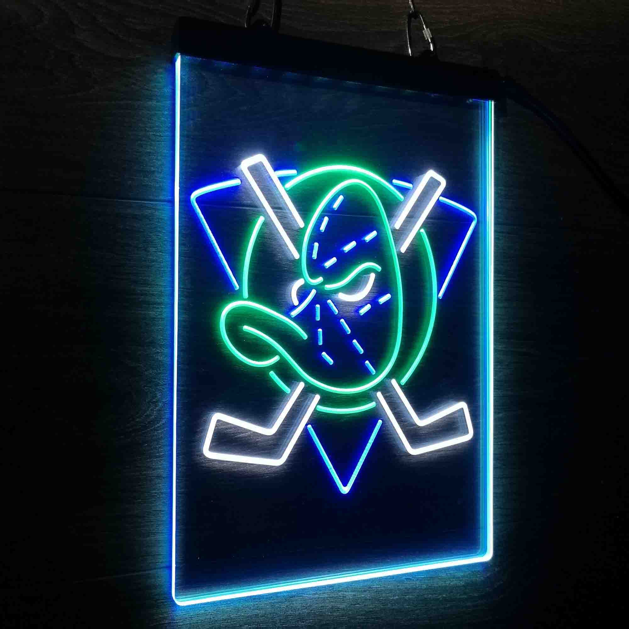 Anaheim Ducks Neon 3-Color LED Sign