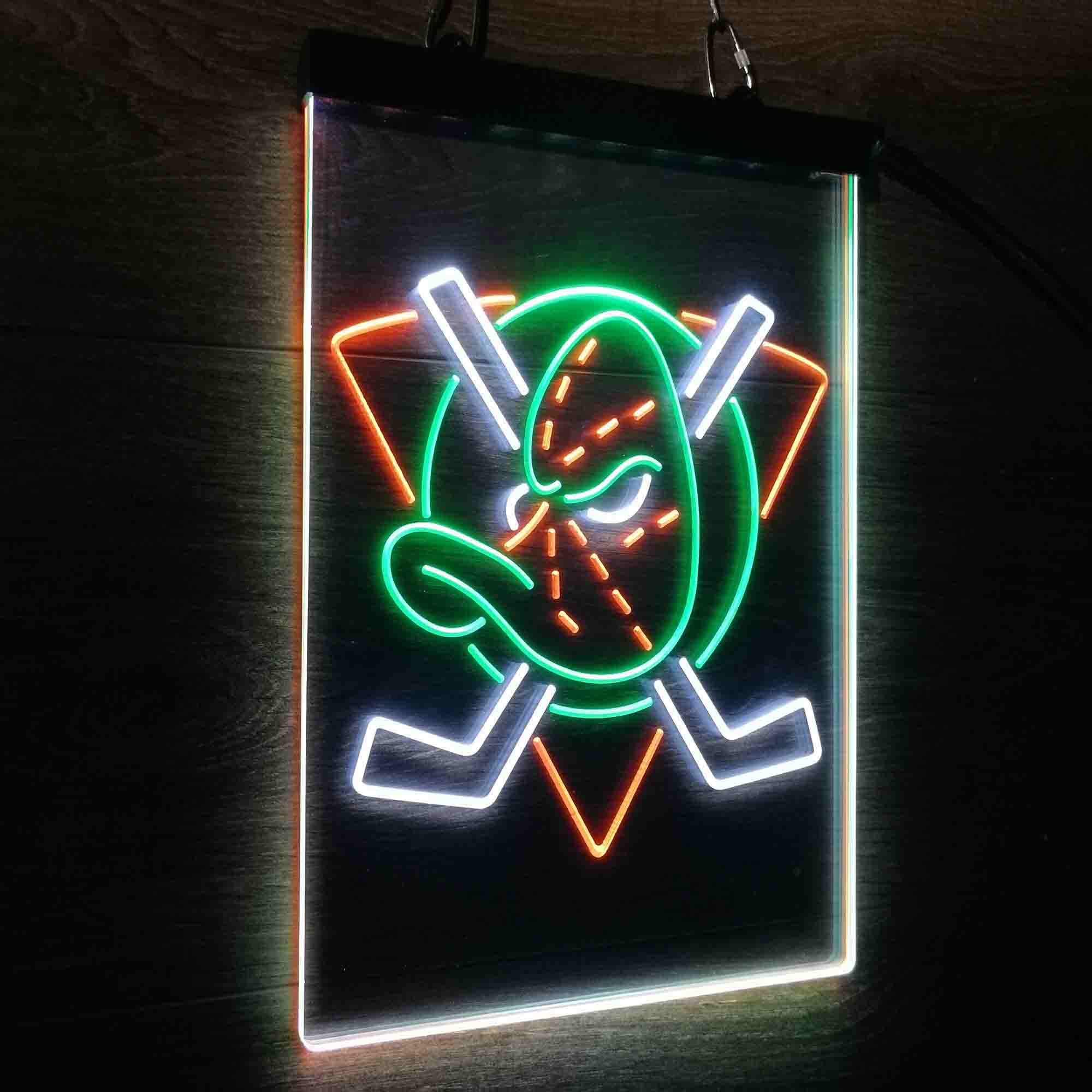 Anaheim Ducks Neon 3-Color LED Sign