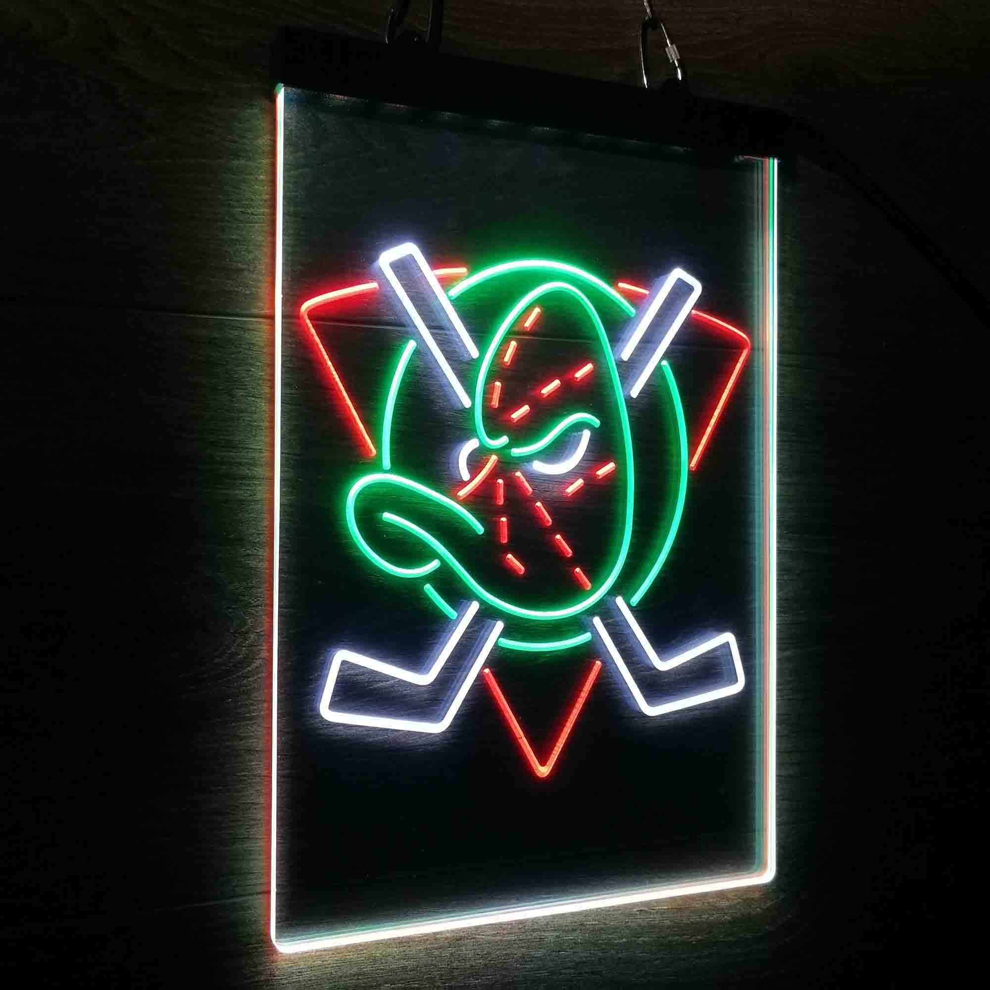 Anaheim Ducks Neon 3-Color LED Sign