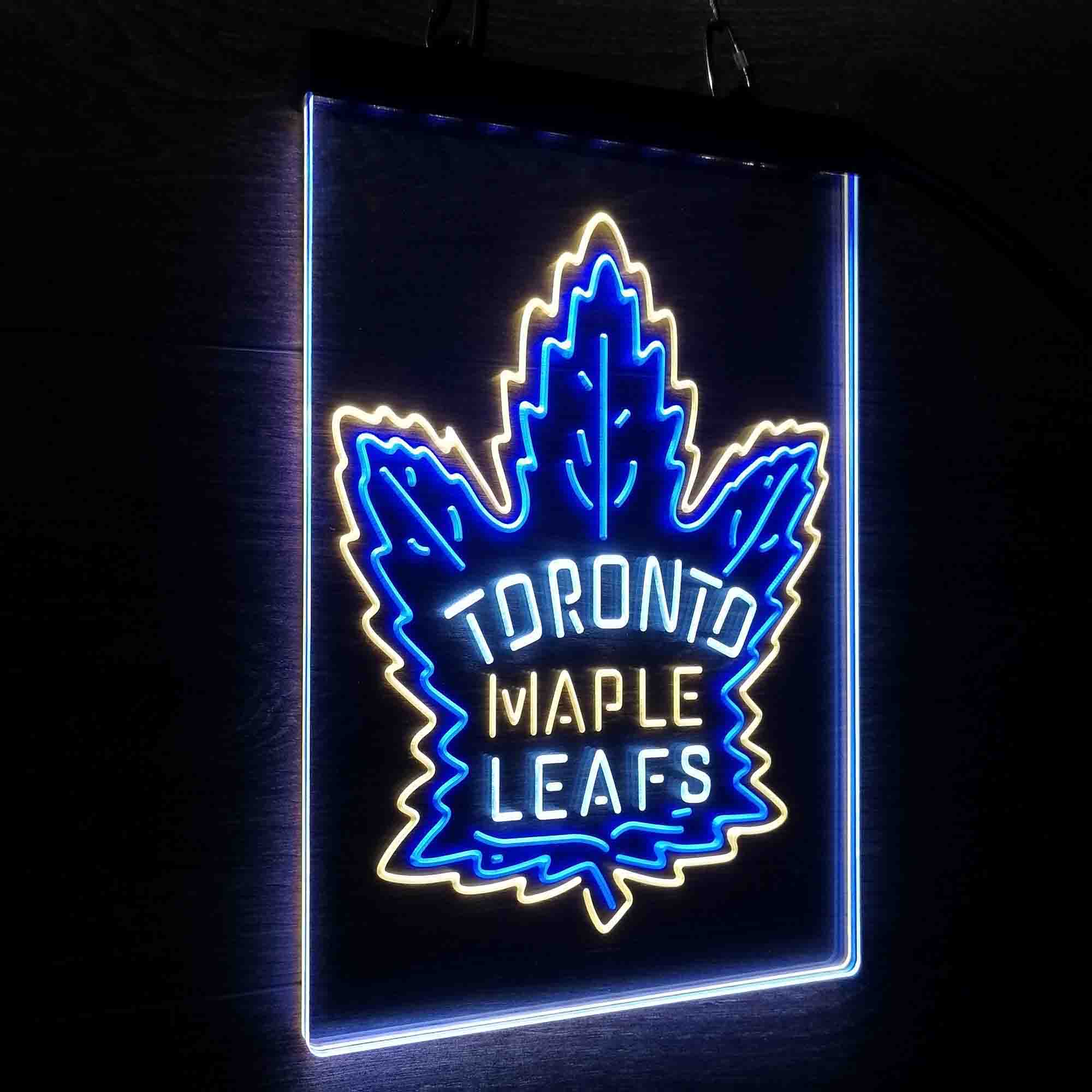 Maples Leafs Tornonto Neon 3-Color LED Sign