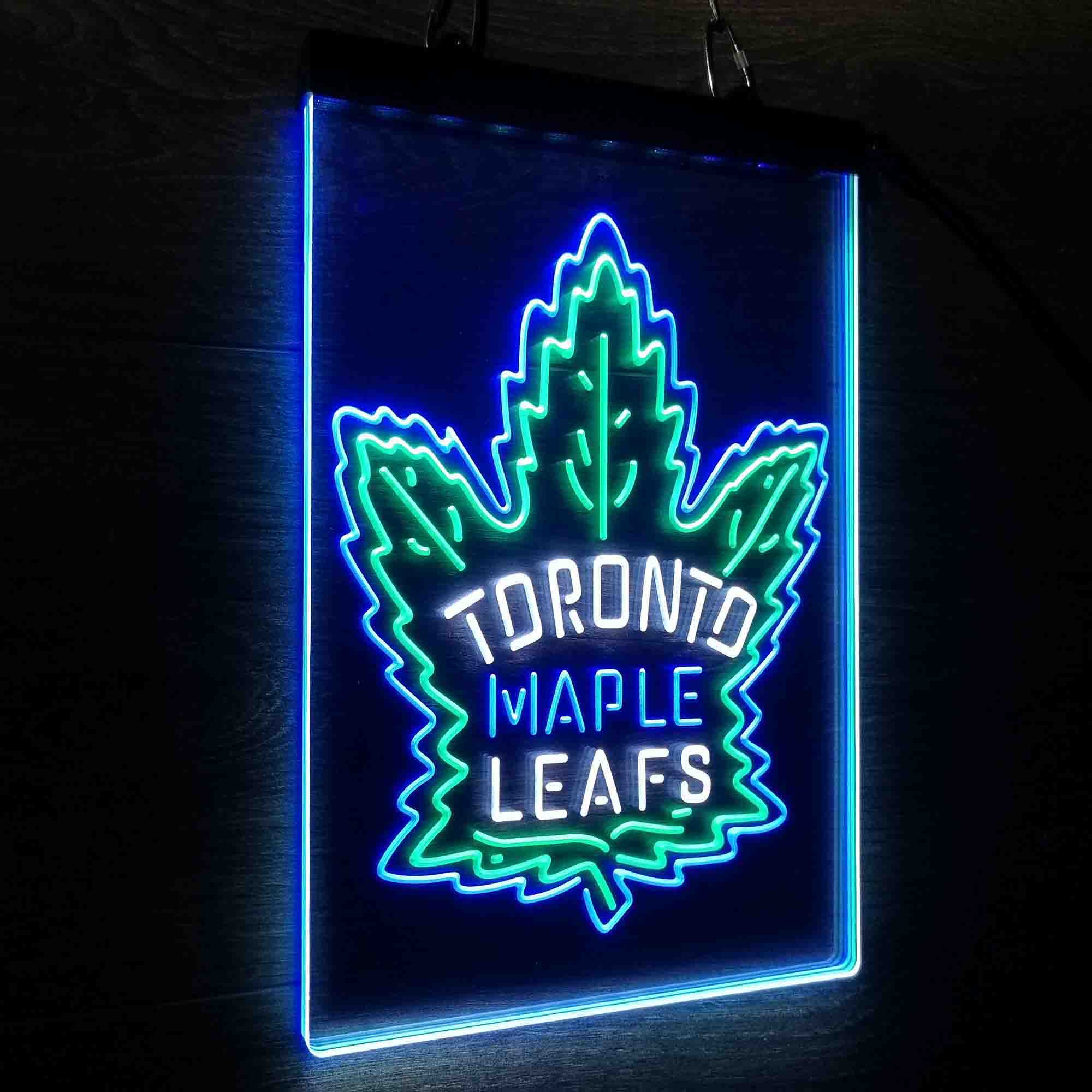 Maples Leafs Tornonto Neon 3-Color LED Sign