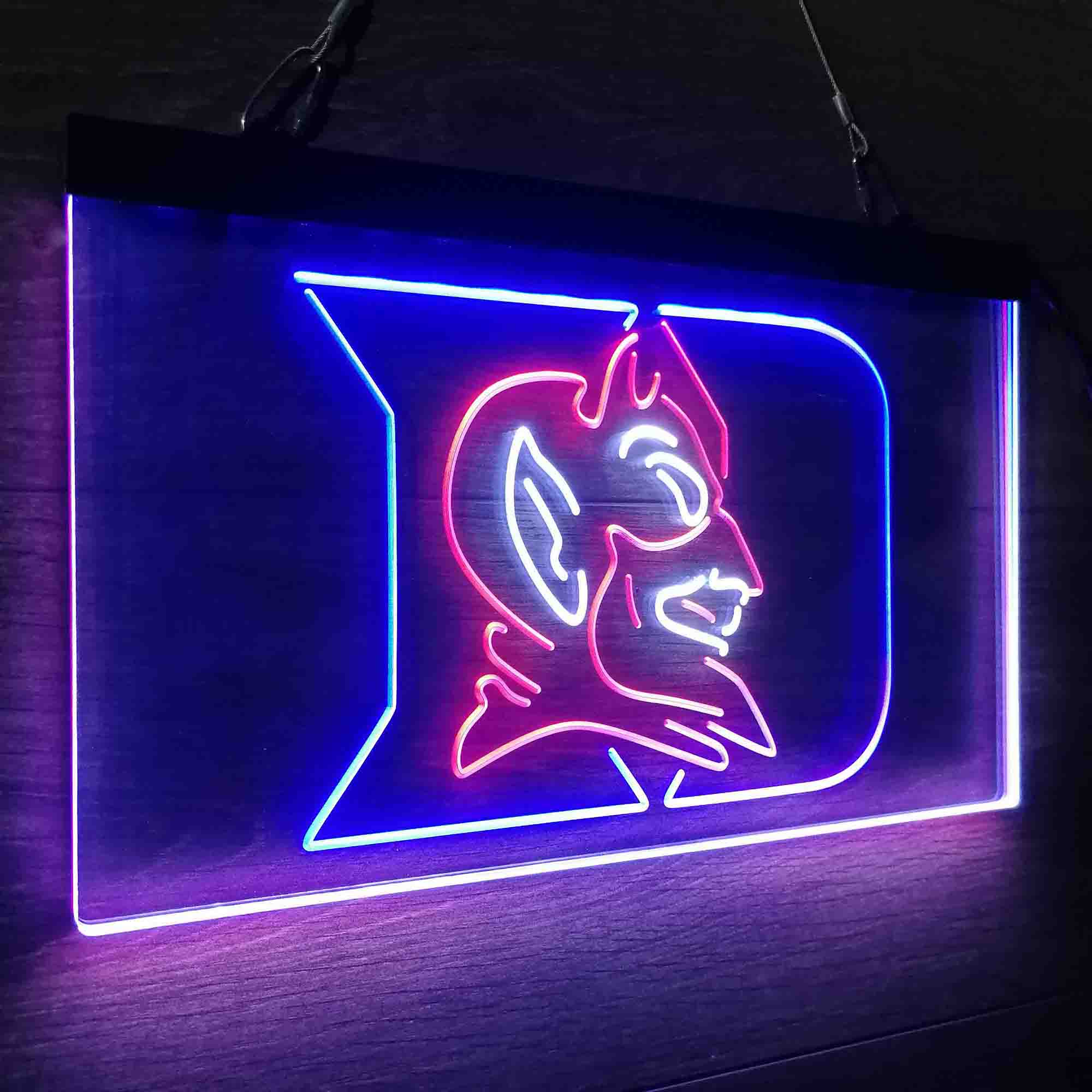 Duke Sport Team Basketball Neon 3-Color LED Sign