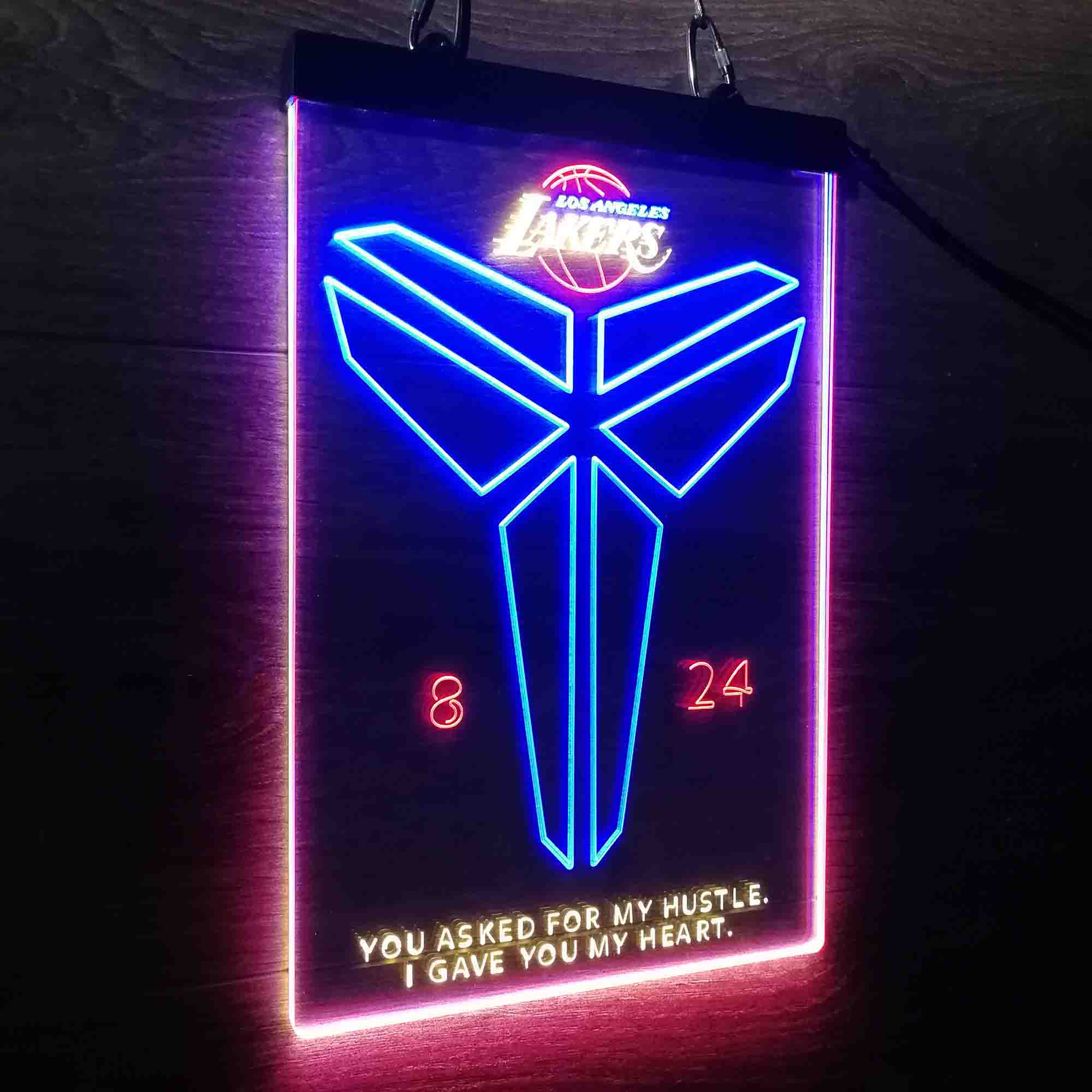 Lakers Nba Neon 3-Color LED Sign