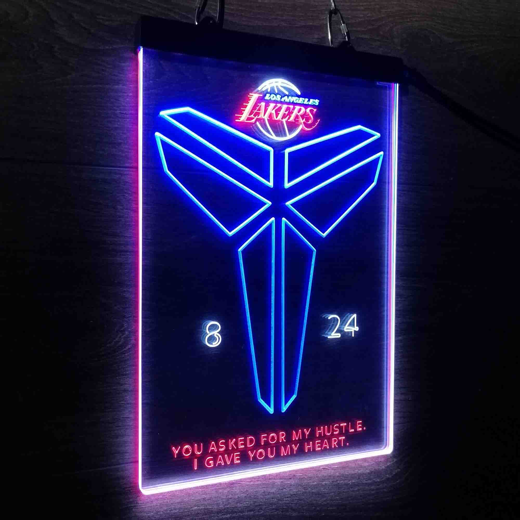 Lakers Nba Neon 3-Color LED Sign