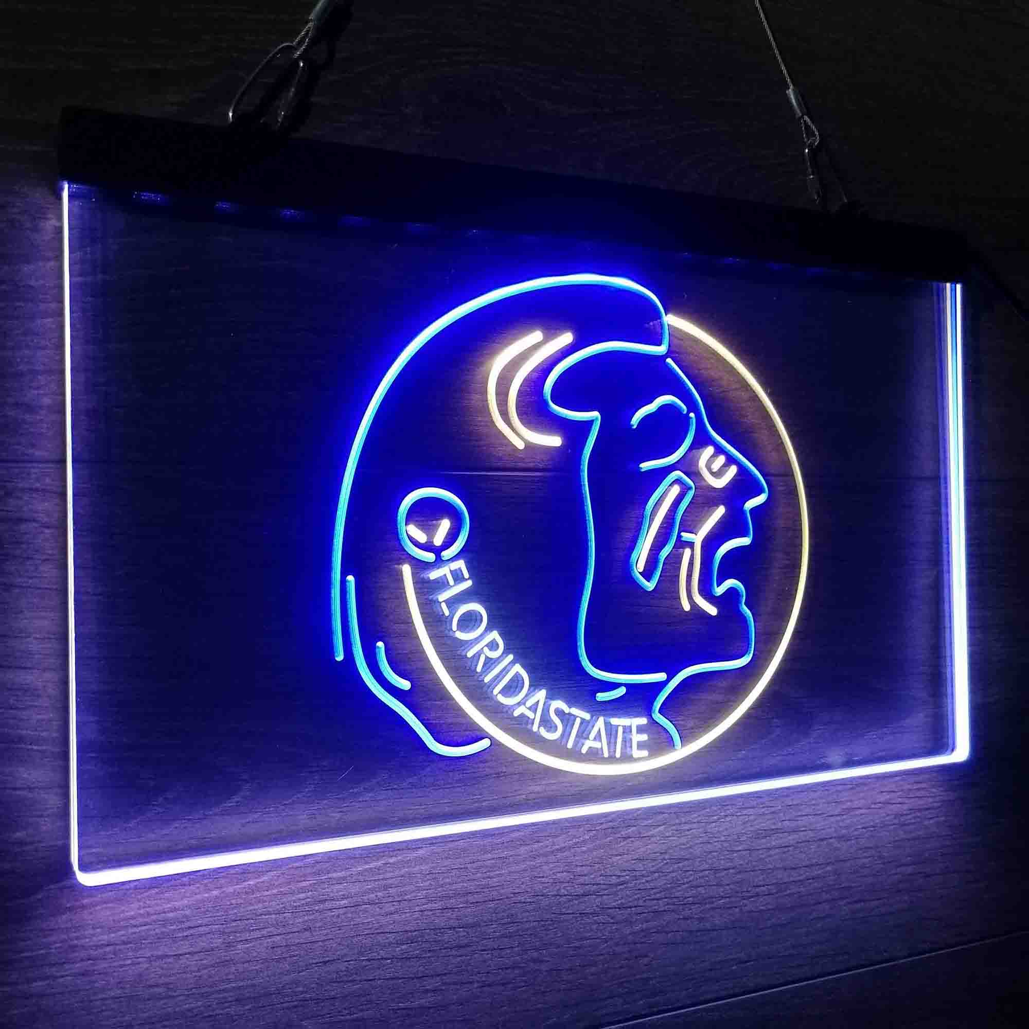 Football Florida State Seminoles Sport Neon 3-Color LED Sign