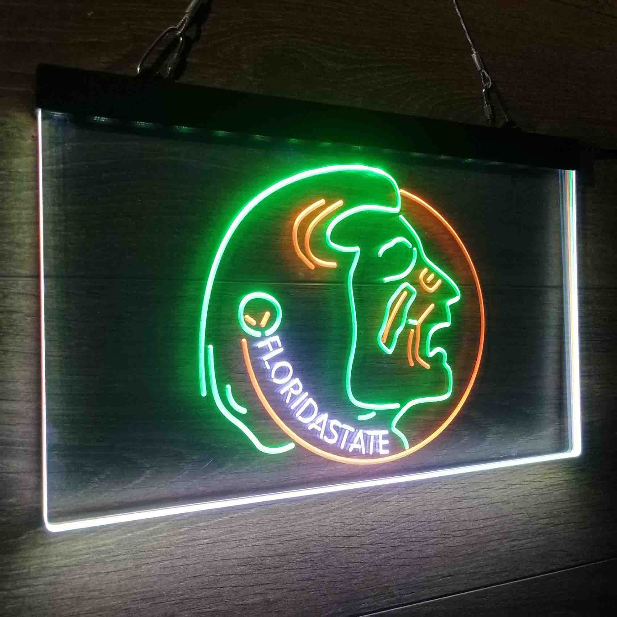 Football Florida State Seminoles Sport Neon 3-Color LED Sign